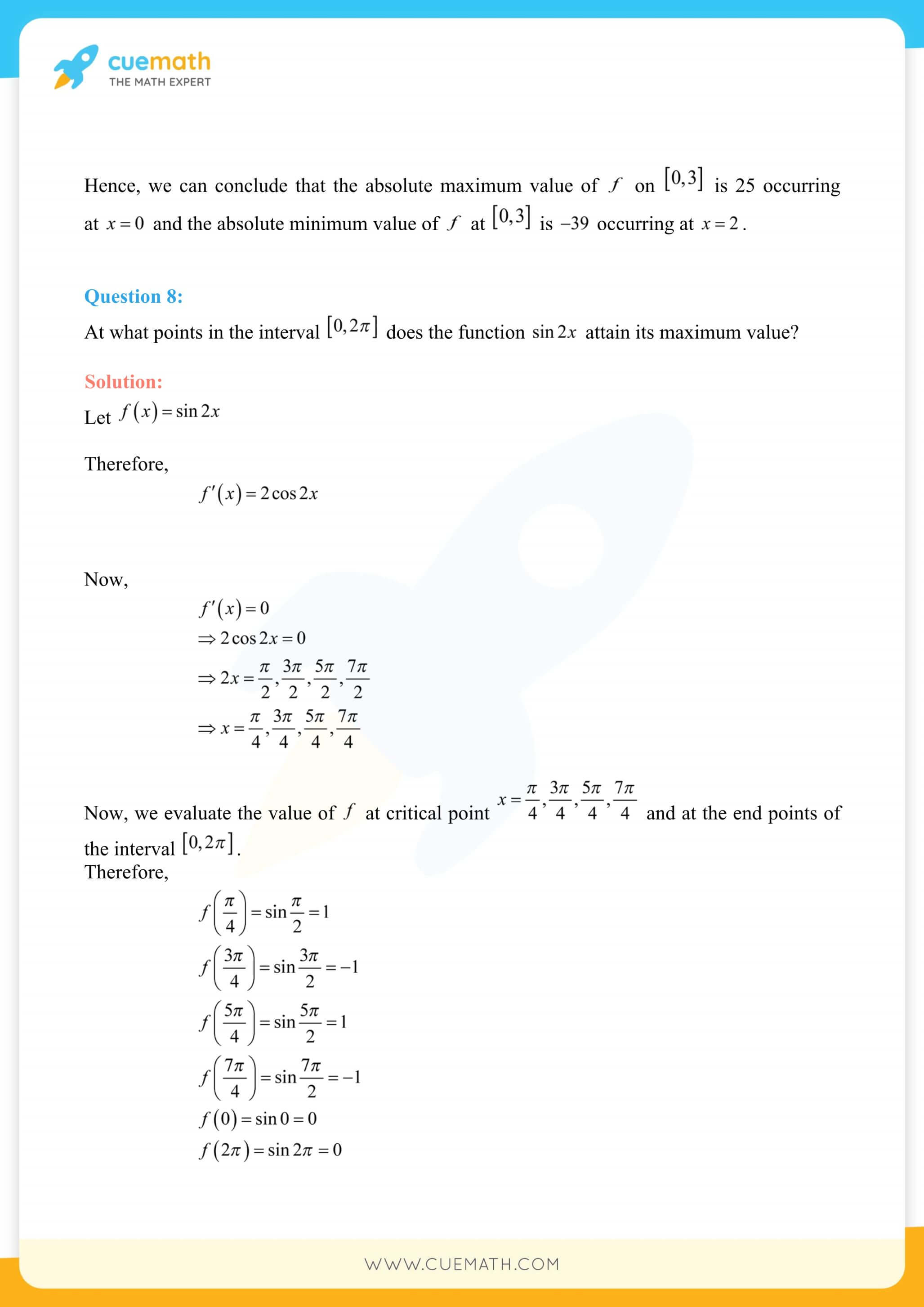 NCERT Solutions Class 12 Maths Chapter 6 Exercise 6.5 98