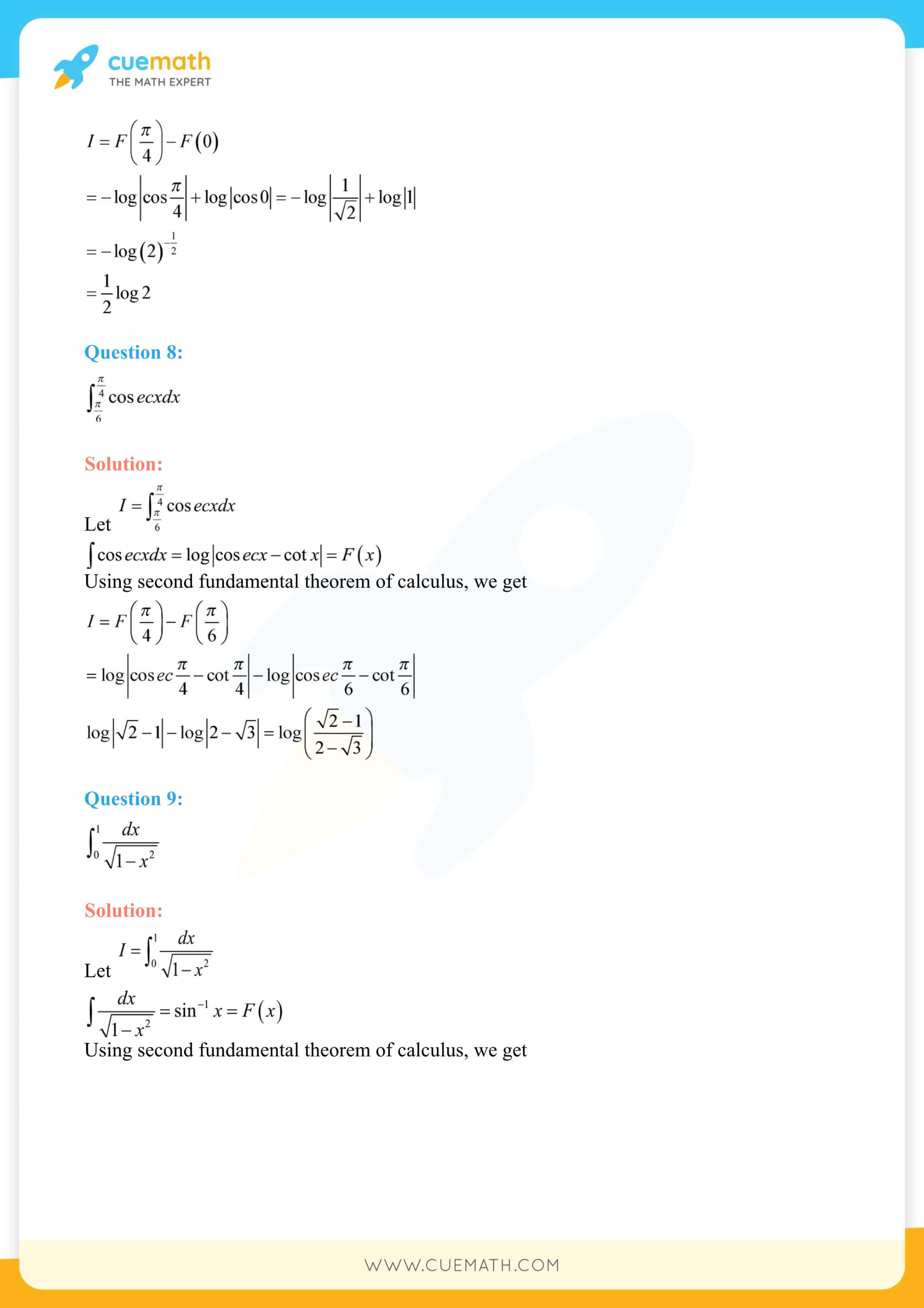 NCERT Solutions Class 12 Maths Chapter 7 Exercise 7.9 110