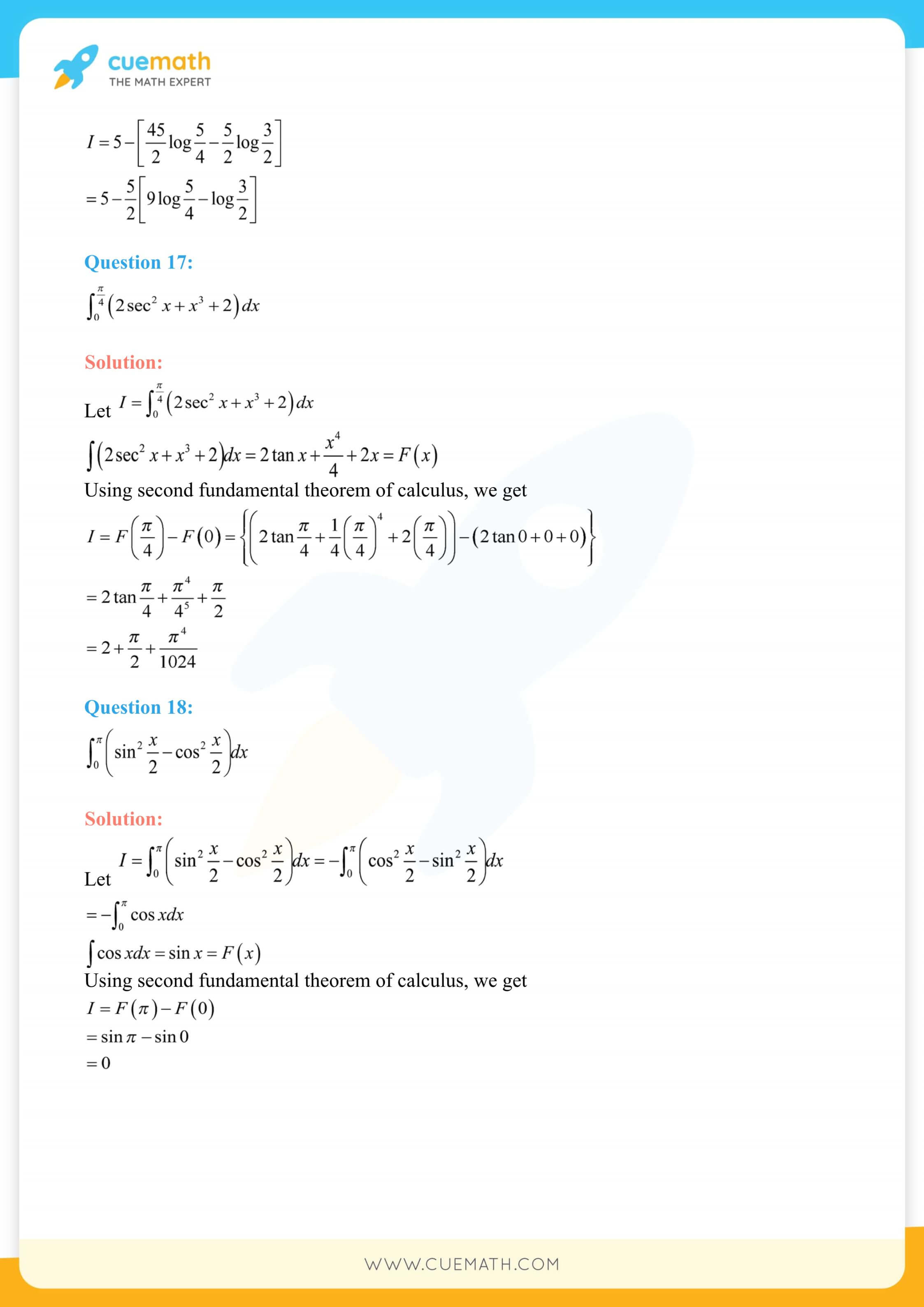 NCERT Solutions Class 12 Maths Chapter 7 Exercise 7.9 115