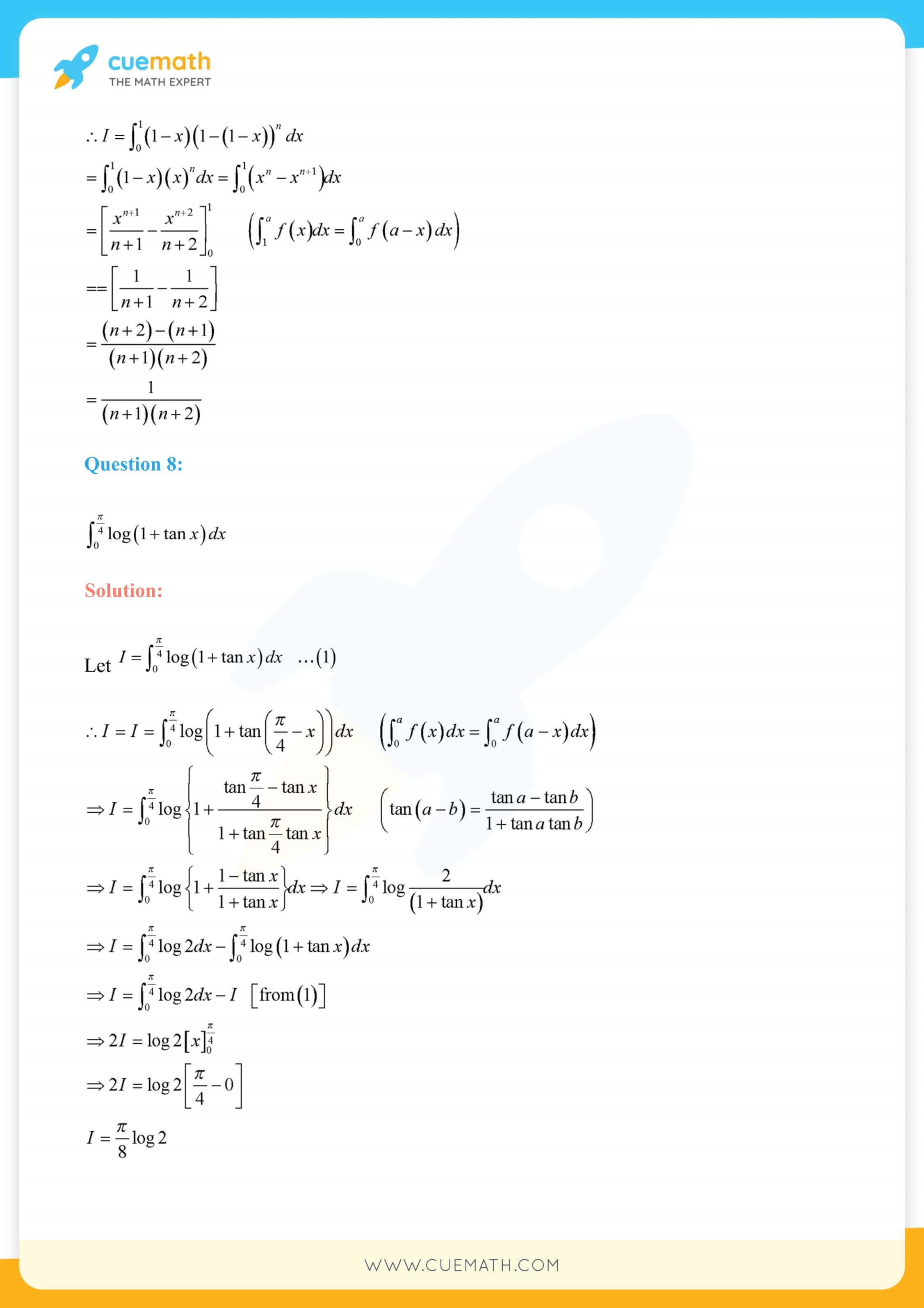 NCERT Solutions Class 12 Maths Chapter 7 Exercise 7.11 131