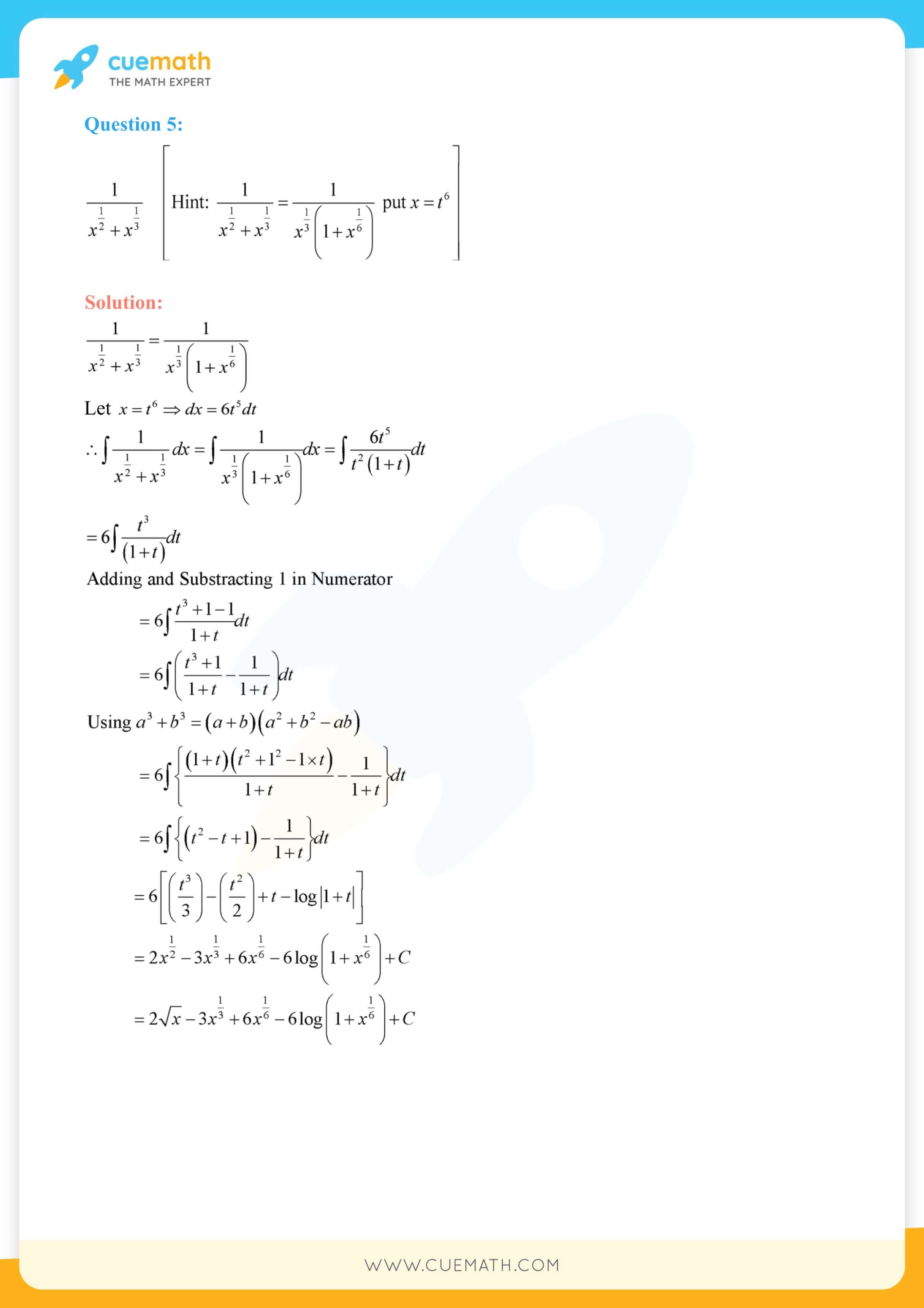 NCERT Solutions Class 12 Maths Chapter 7 Miscellaneous Exercise 144