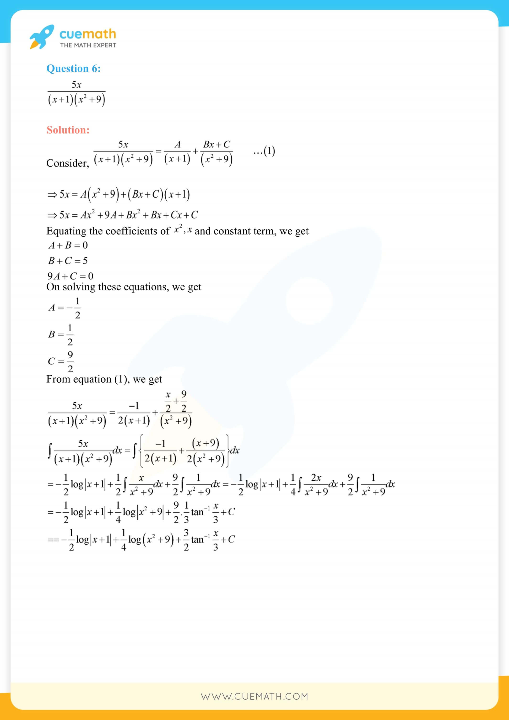 Ncert solutions for class 12 maths chapter 7 miscellaneous exercise, Integrals