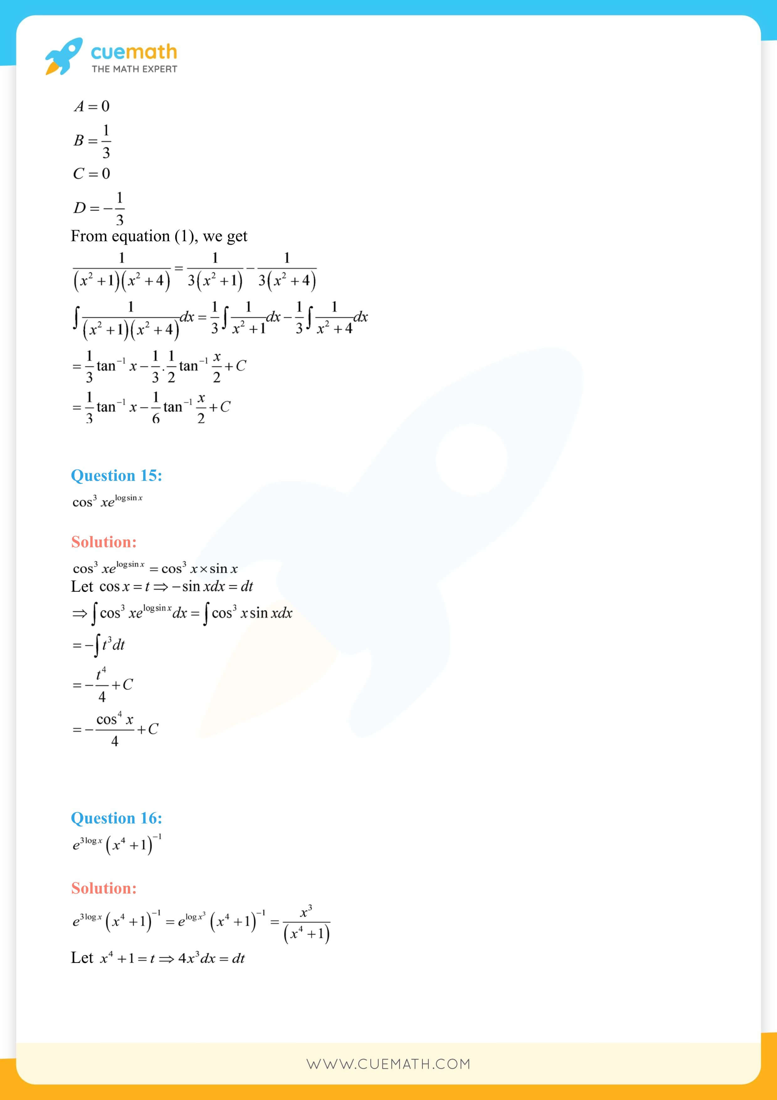 NCERT Solutions Class 12 Maths Chapter 7 Miscellaneous Exercise 151