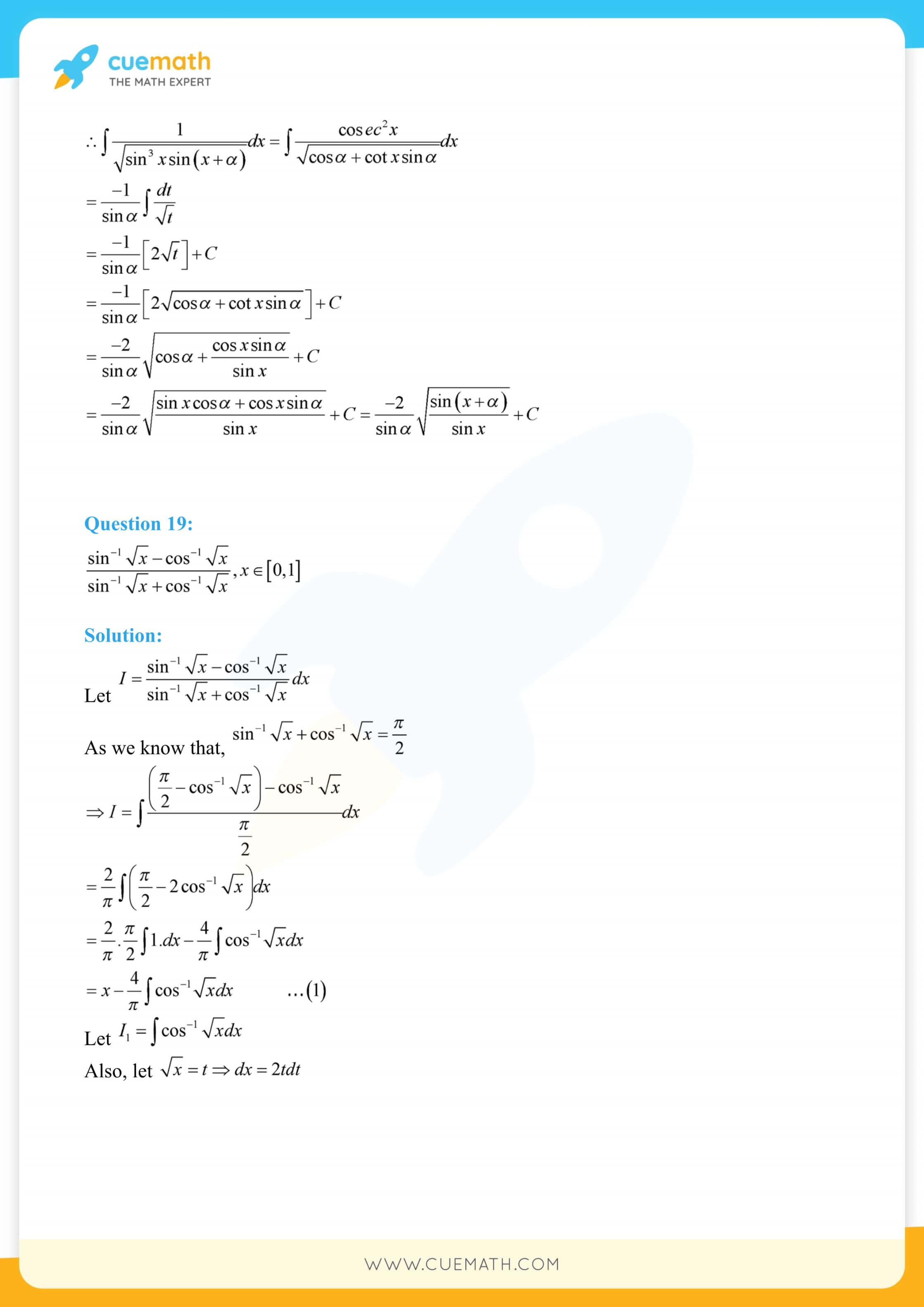 NCERT Solutions Class 12 Maths Chapter 7 Miscellaneous Exercise 153