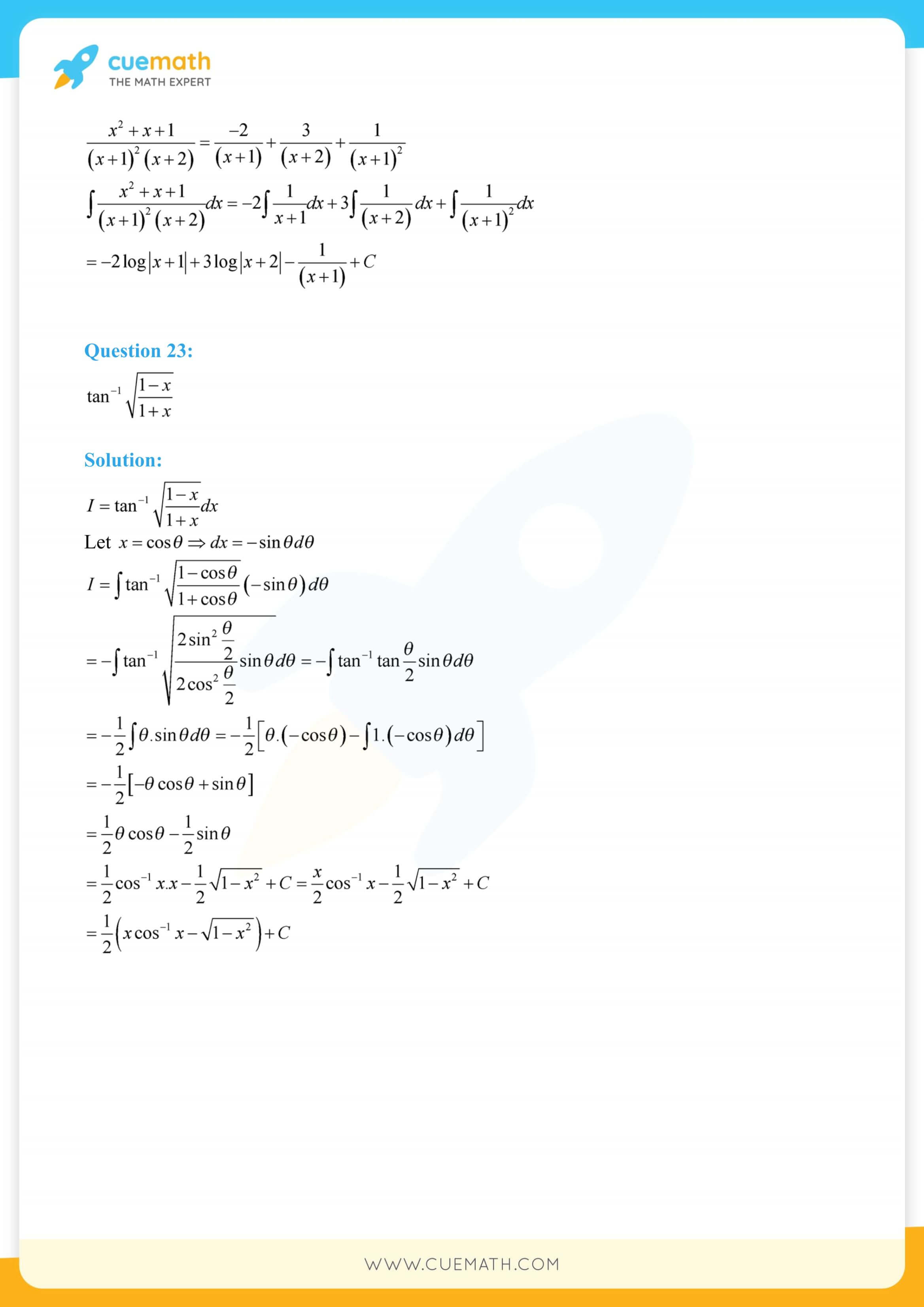 NCERT Solutions Class 12 Maths Chapter 7 Miscellaneous Exercise 157