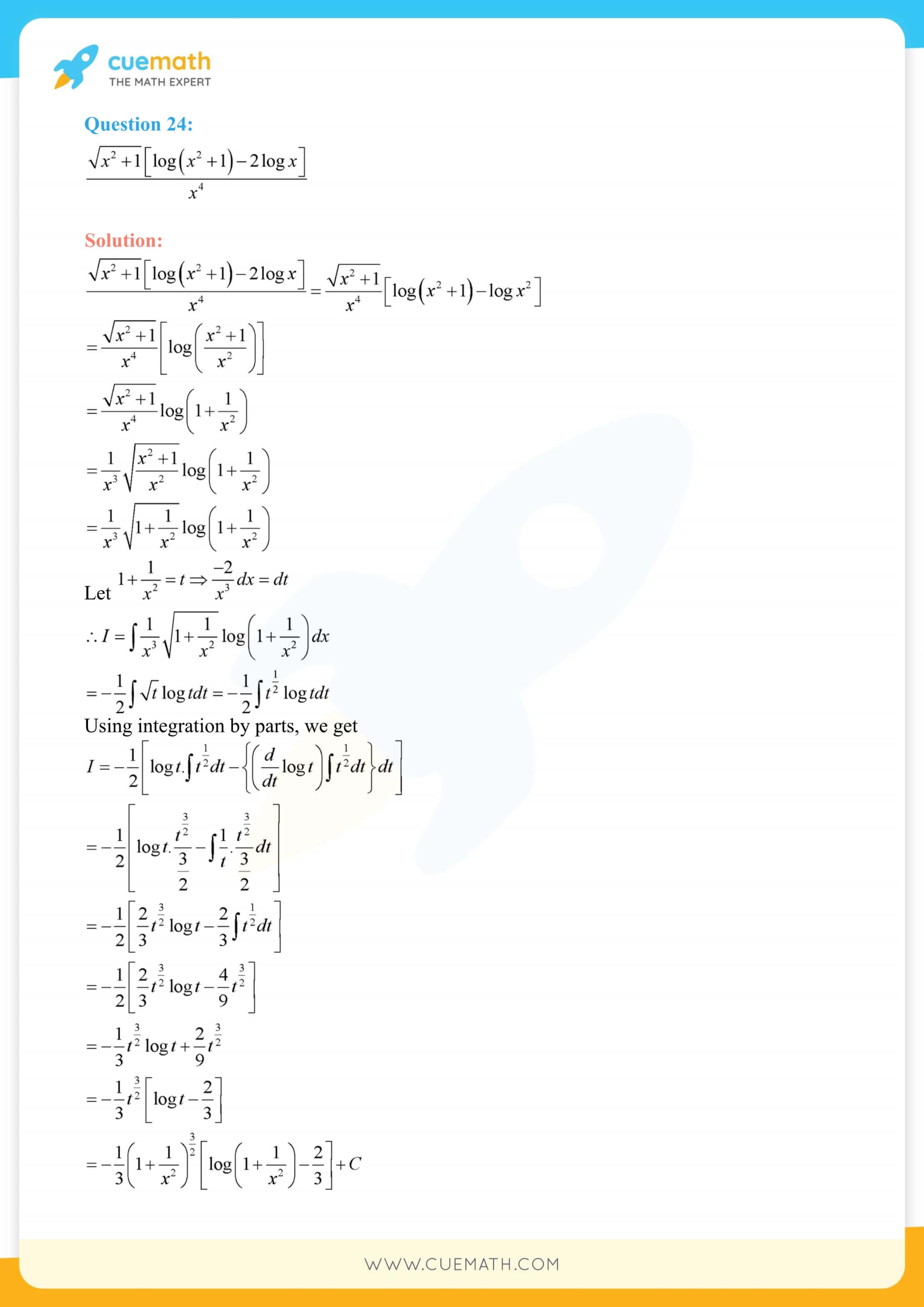 NCERT Solutions Class 12 Maths Chapter 7 Miscellaneous Exercise 158