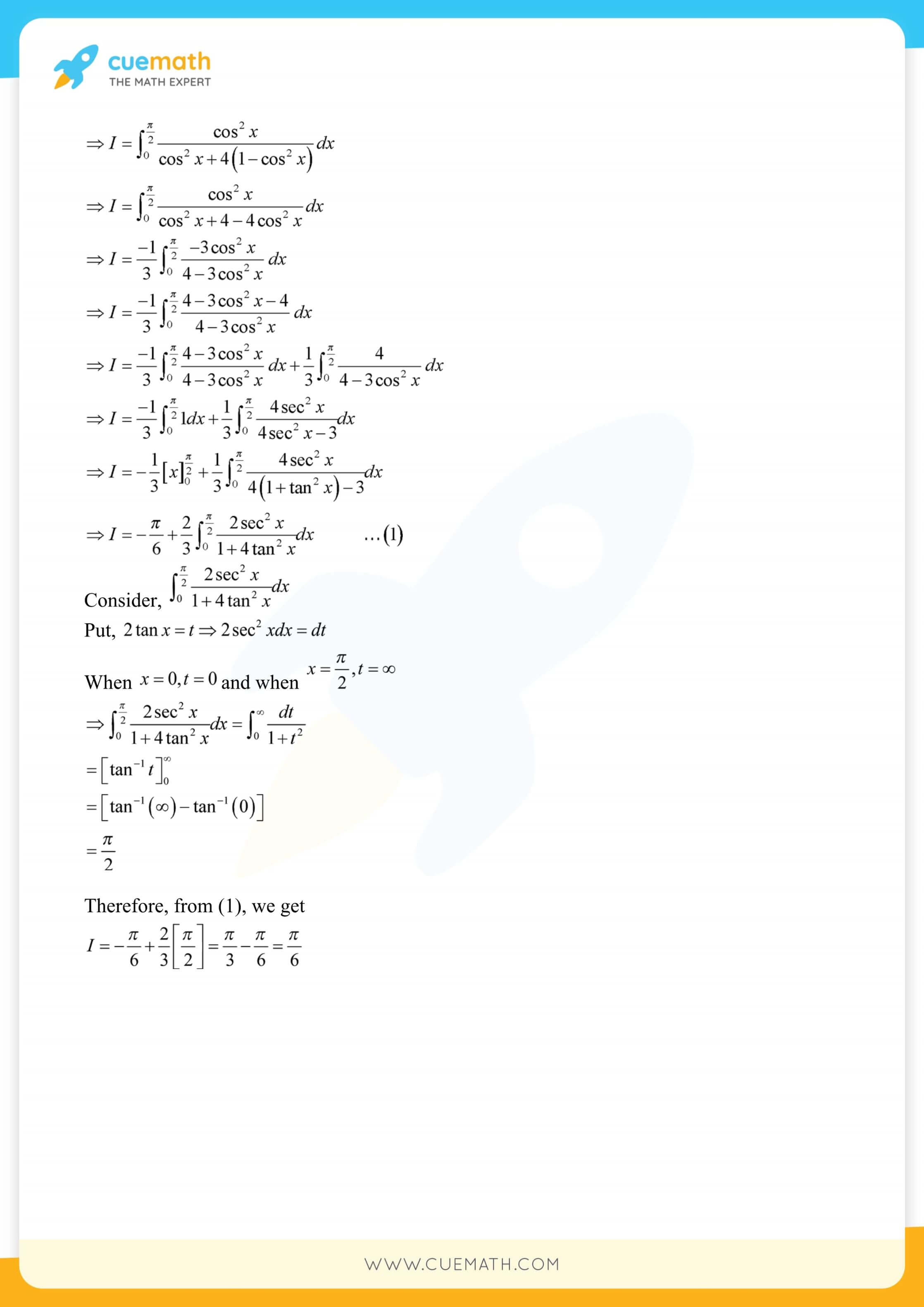 NCERT Solutions Class 12 Maths Chapter 7 Miscellaneous Exercise 161
