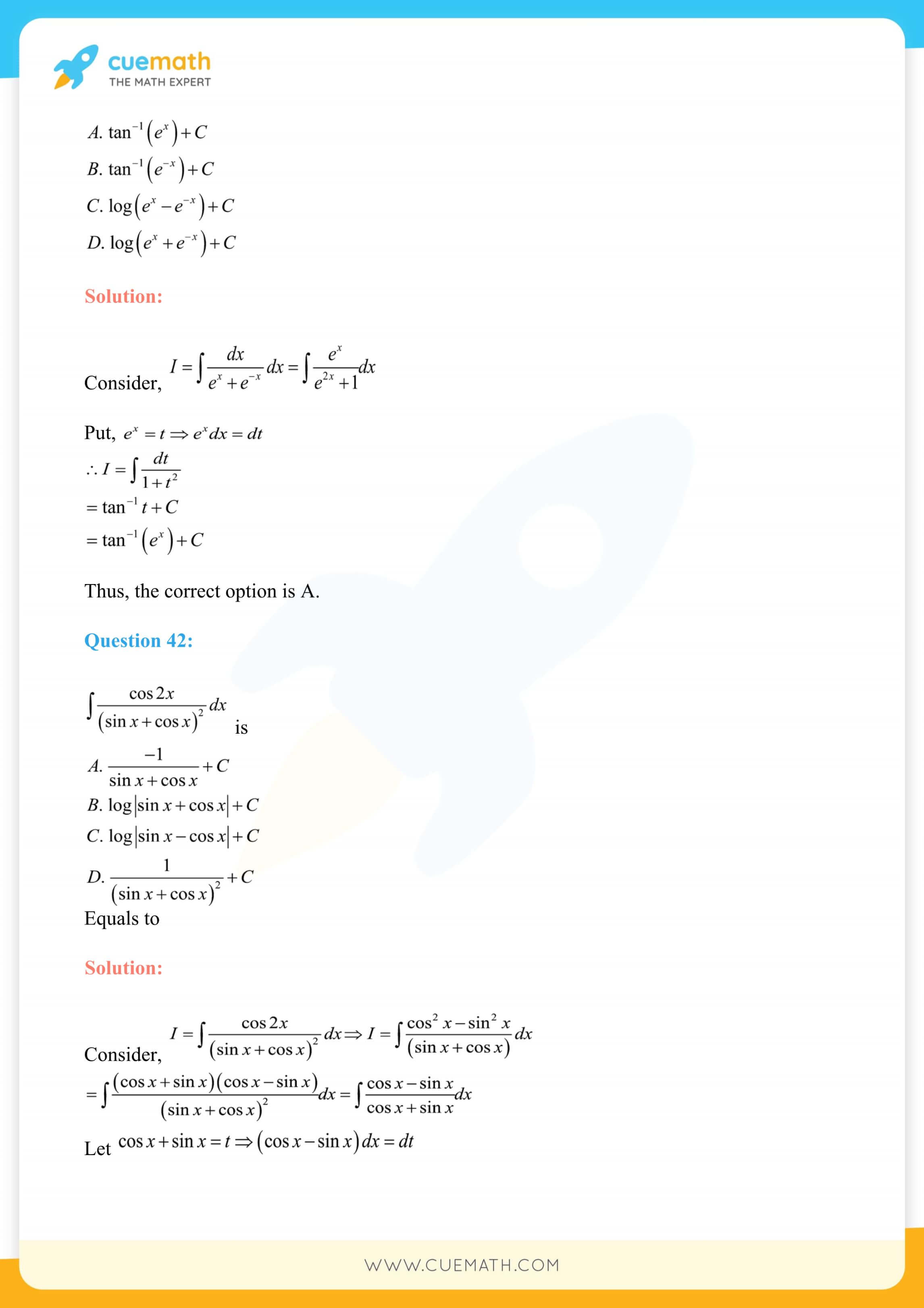NCERT Solutions Class 12 Maths Chapter 7 172