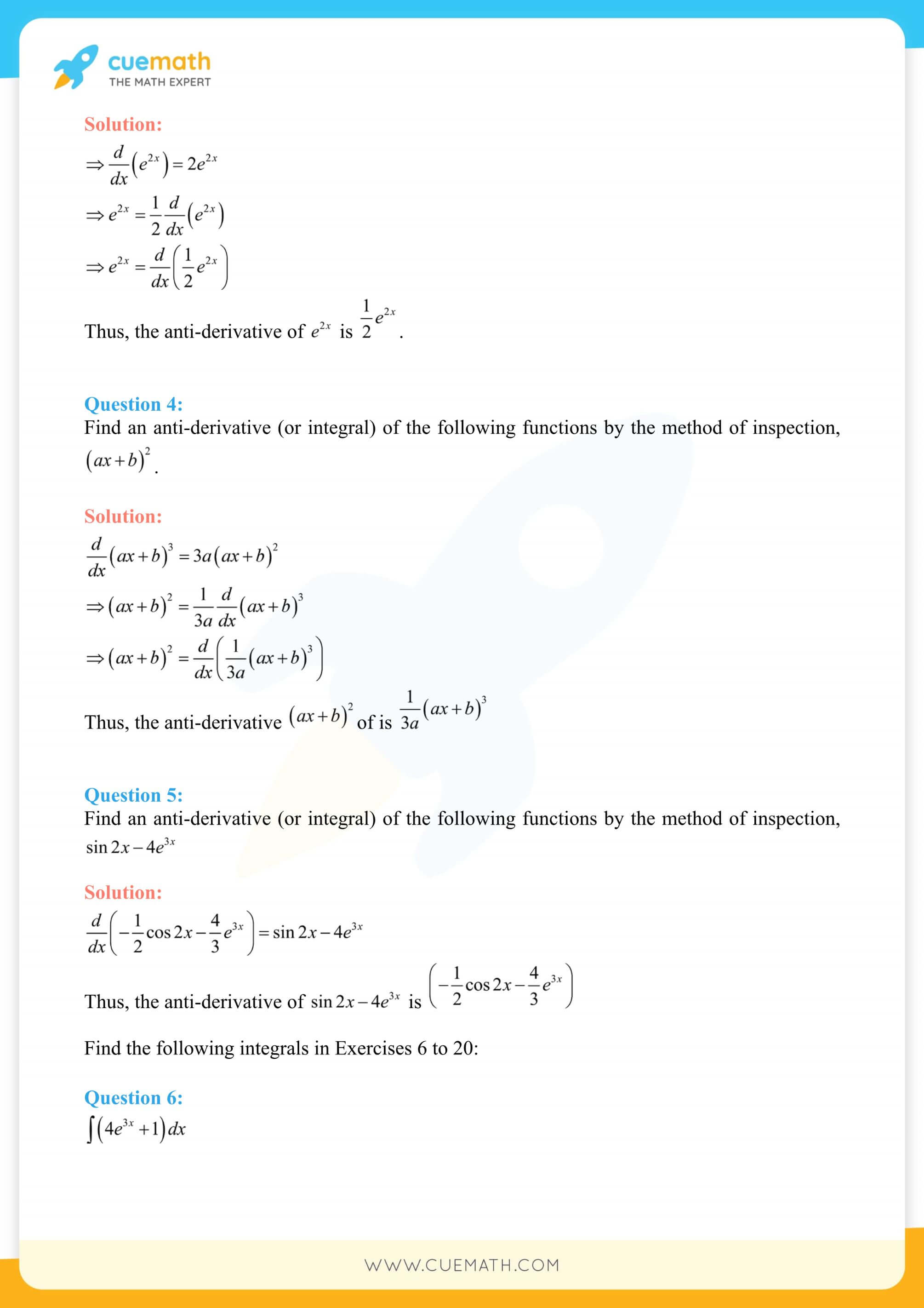 NCERT Solutions Class 12 Maths Chapter 7 Exercise 7.1 2