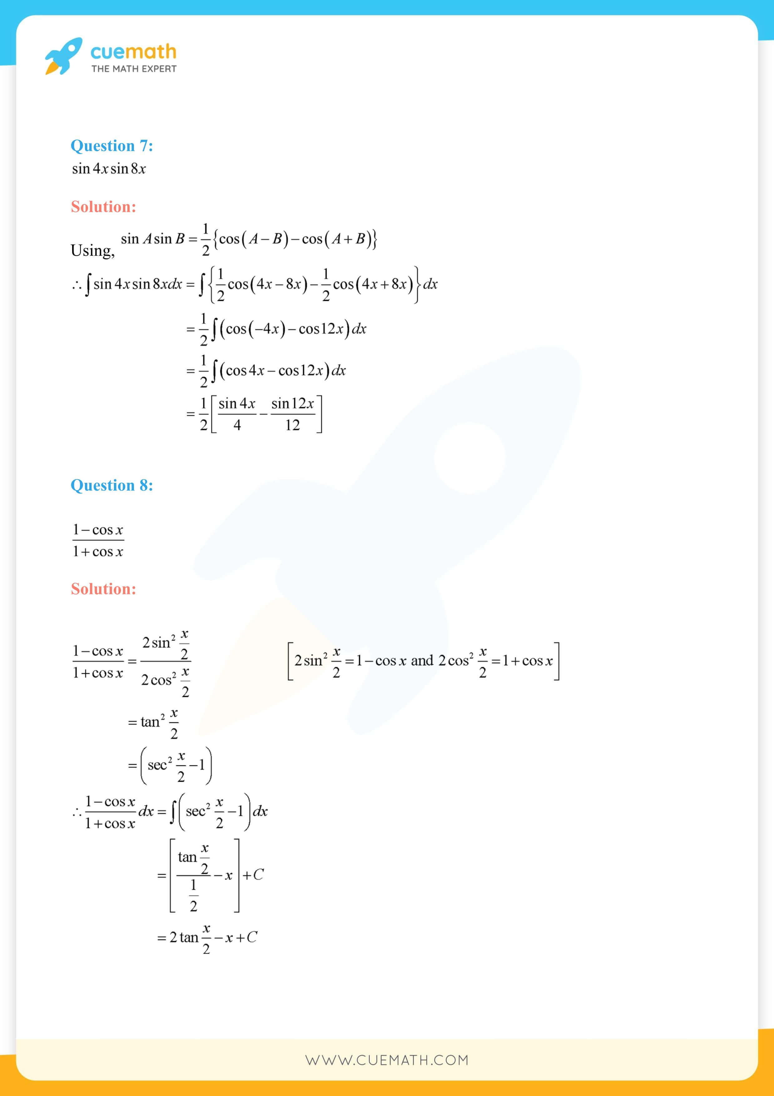 NCERT Solutions Class 12 Maths Chapter 7 Exercise 7.3 31