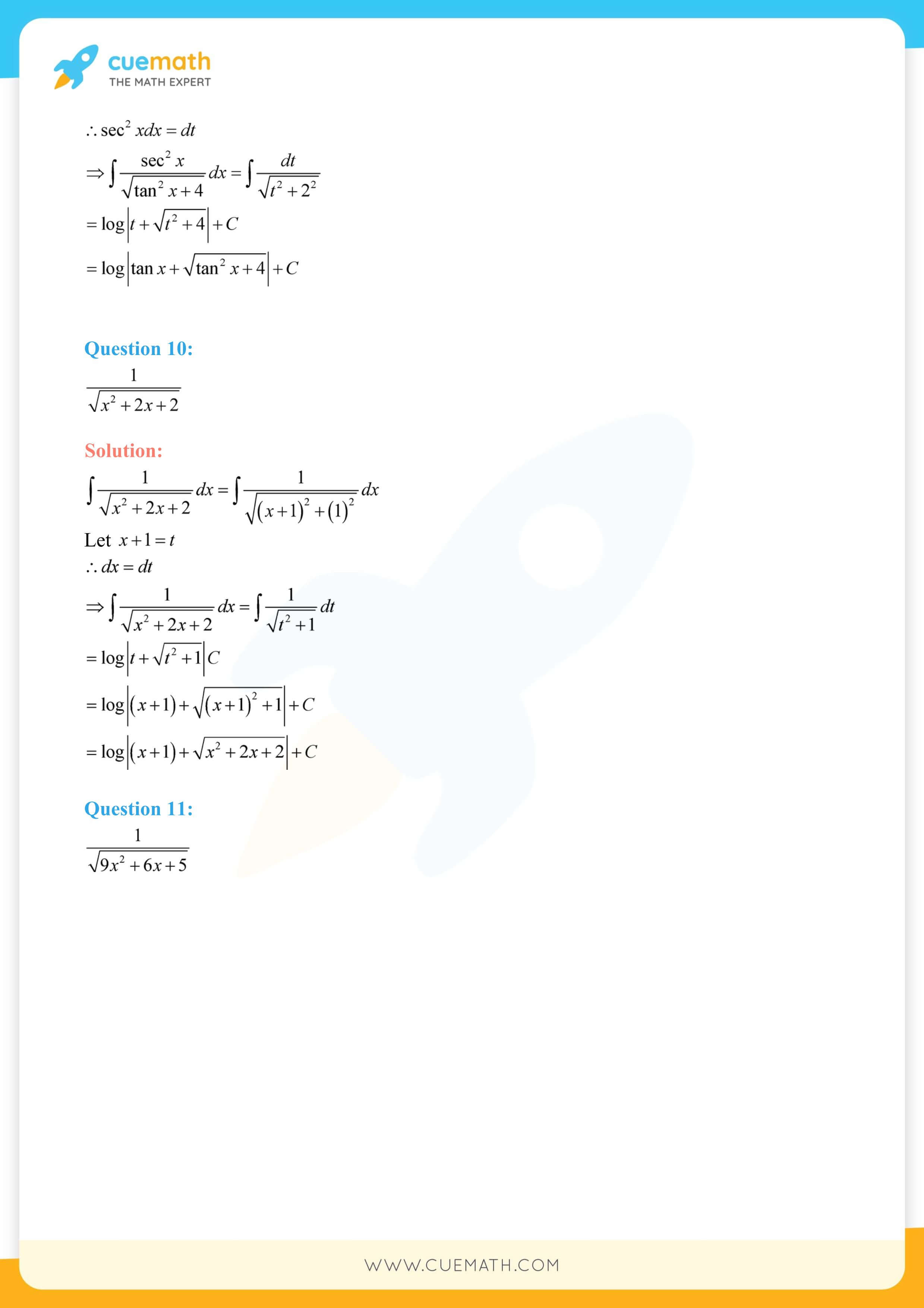 NCERT Solutions Class 12 Maths Chapter 7 Exercise 7.4 47