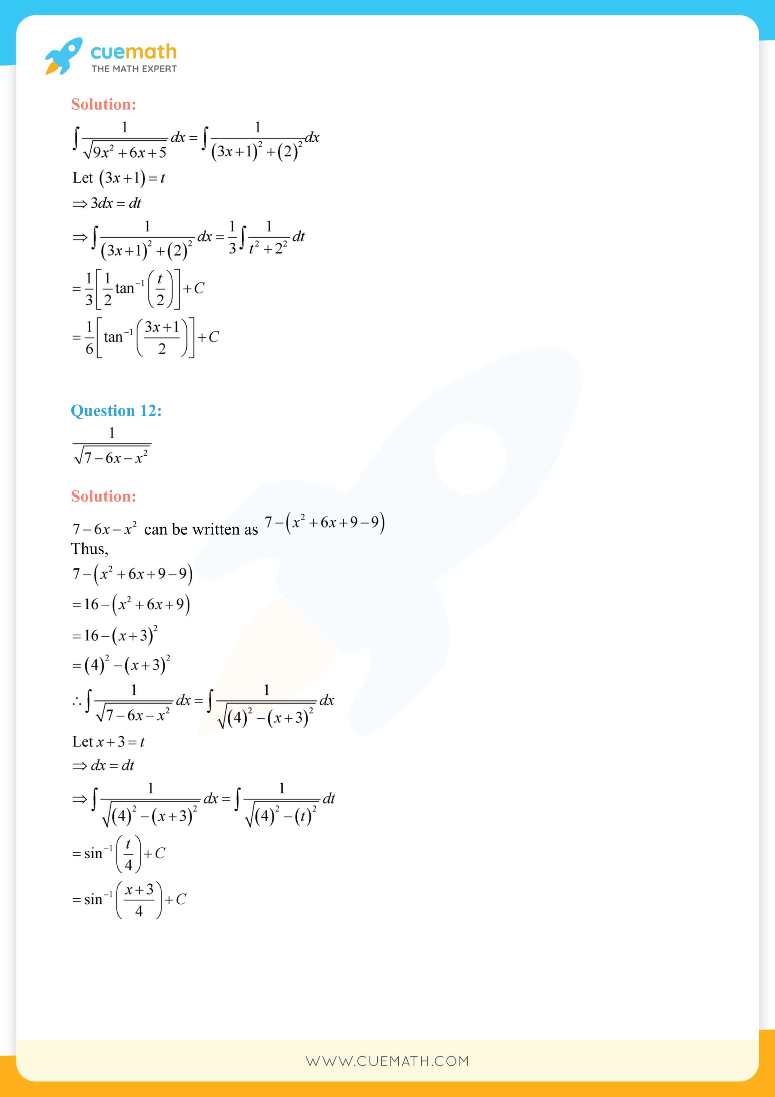NCERT Solutions Class 12 Maths Chapter 7 Exercise 7.4 48