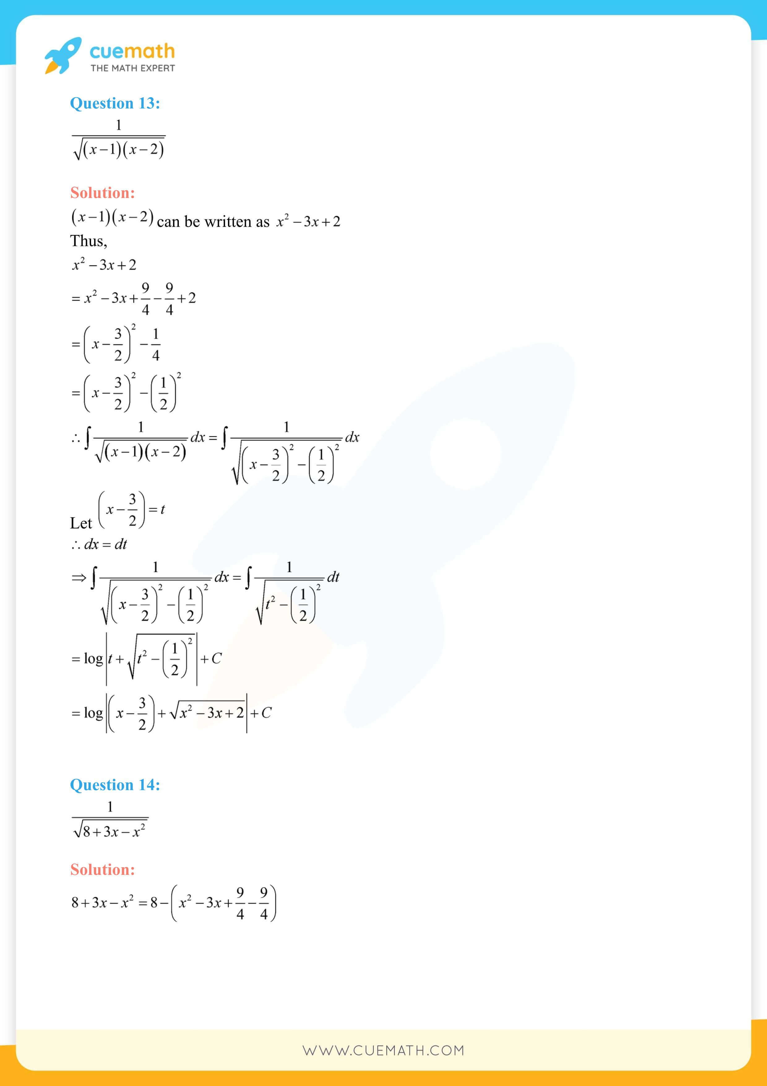 NCERT Solutions Class 12 Maths Chapter 7 Exercise 7.4 49