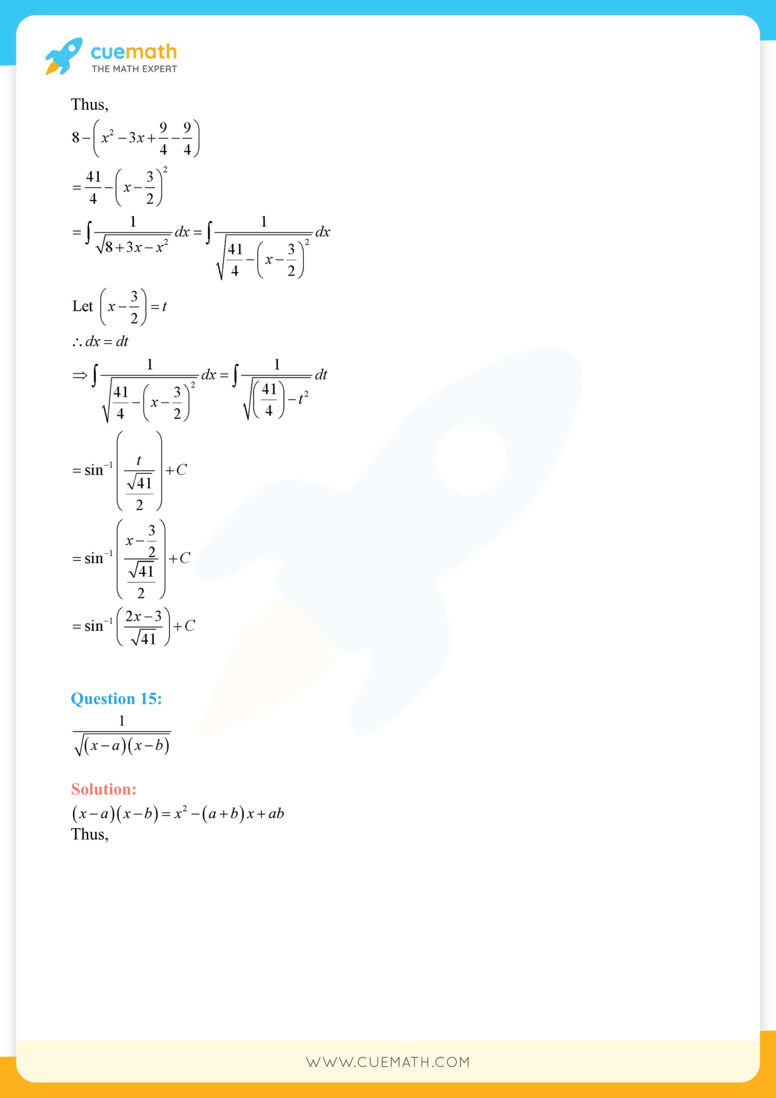 NCERT Solutions Class 12 Maths Chapter 7 Exercise 7.4 50