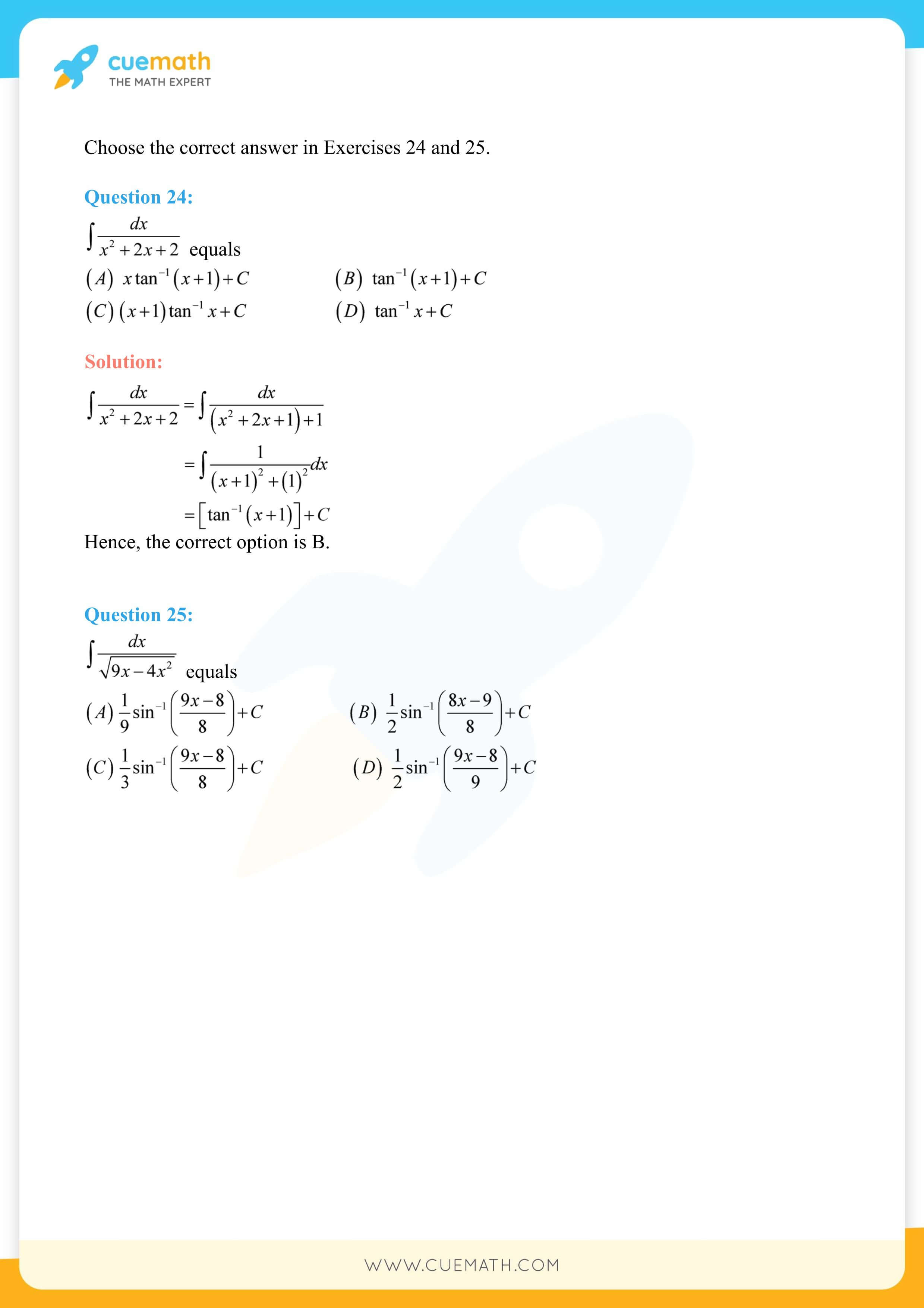NCERT Solutions Class 12 Maths Chapter 7 Exercise 7.4 61