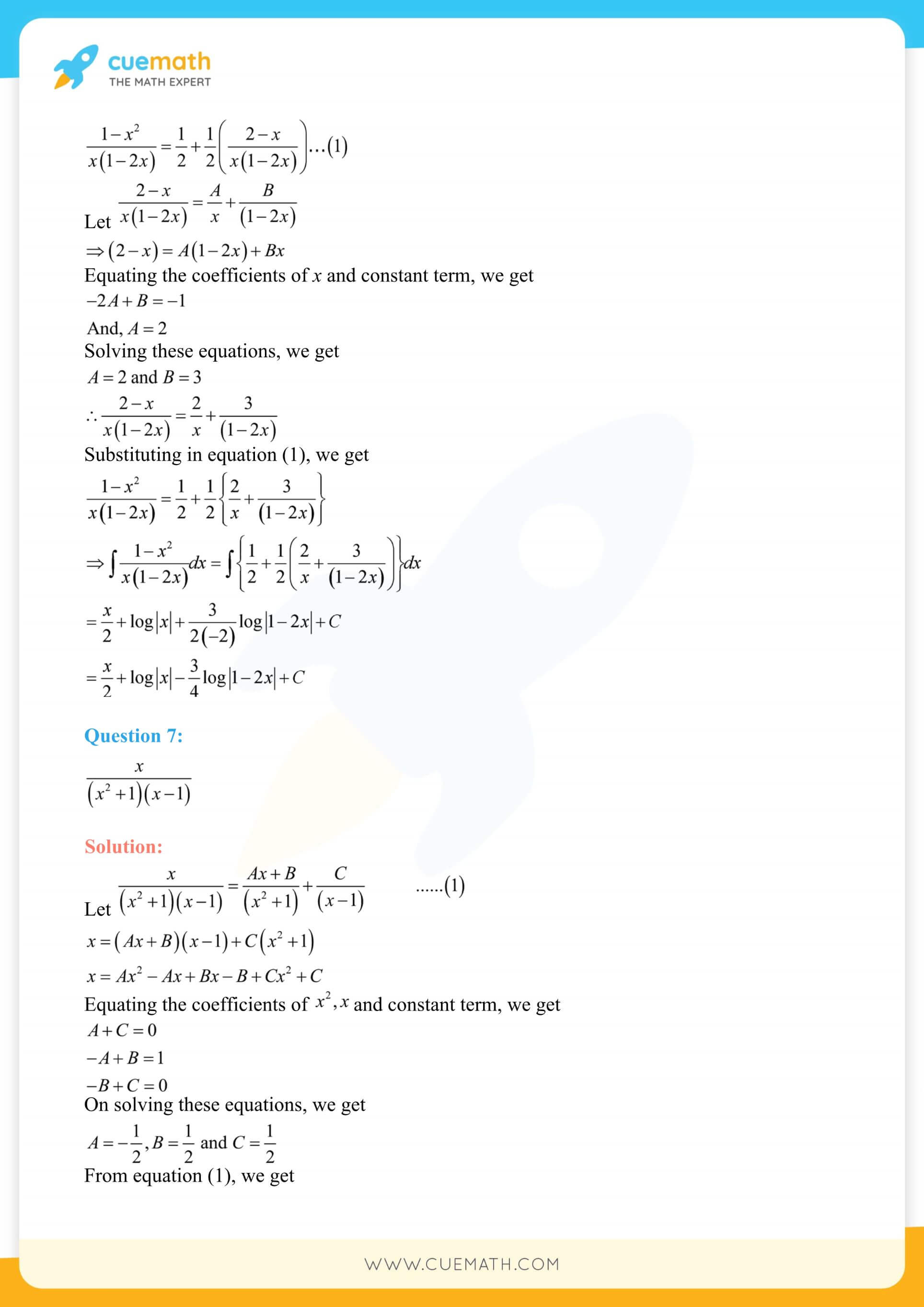 NCERT Solutions Class 12 Maths Chapter 7 Exercise 7.5 66