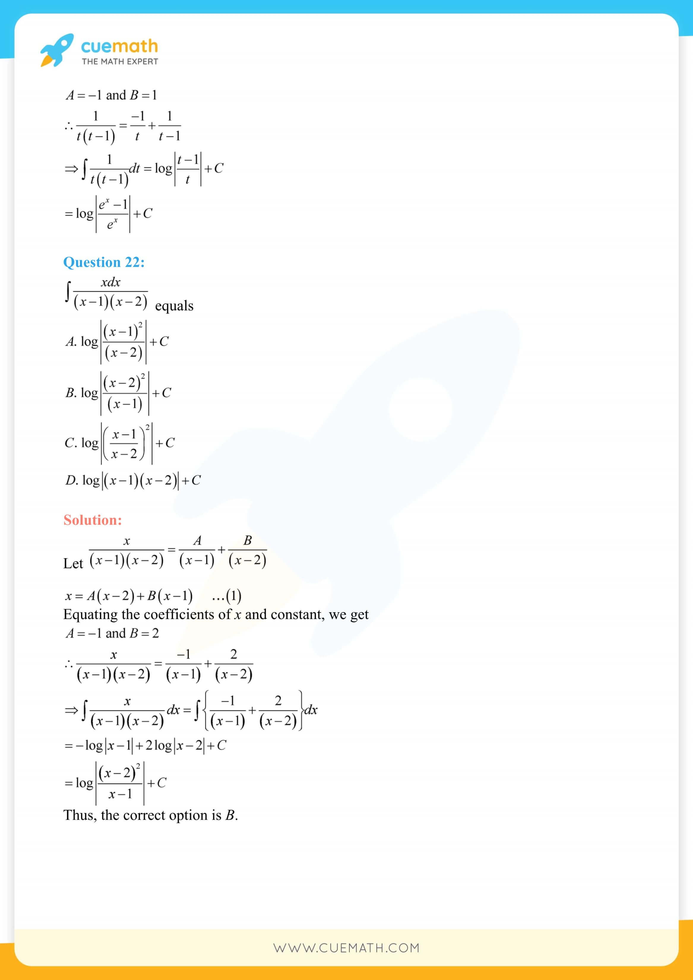 NCERT Solutions Class 12 Maths Chapter 7 Exercise 7.5 78