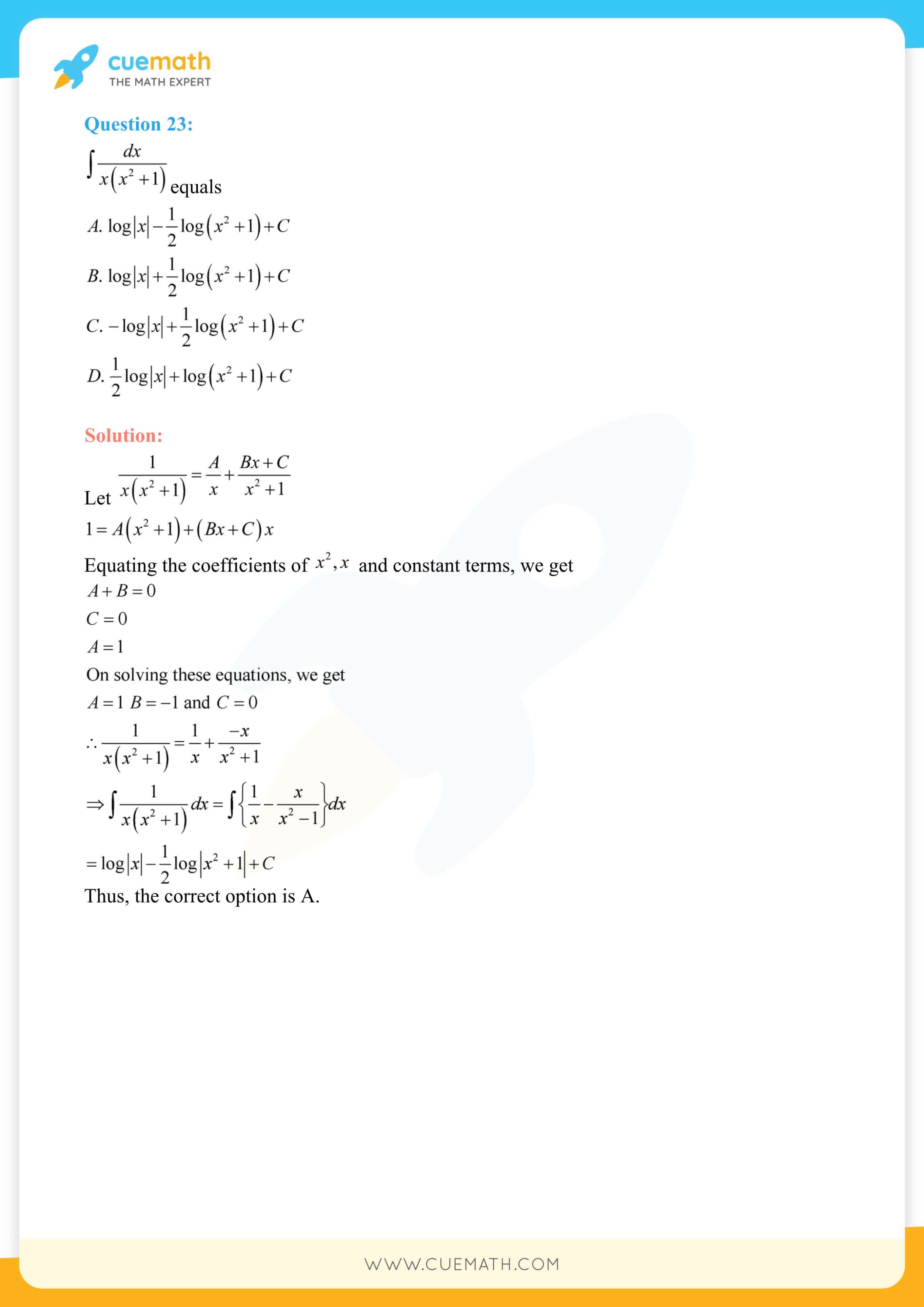 NCERT Solutions Class 12 Maths Chapter 7 Exercise 7.5 79
