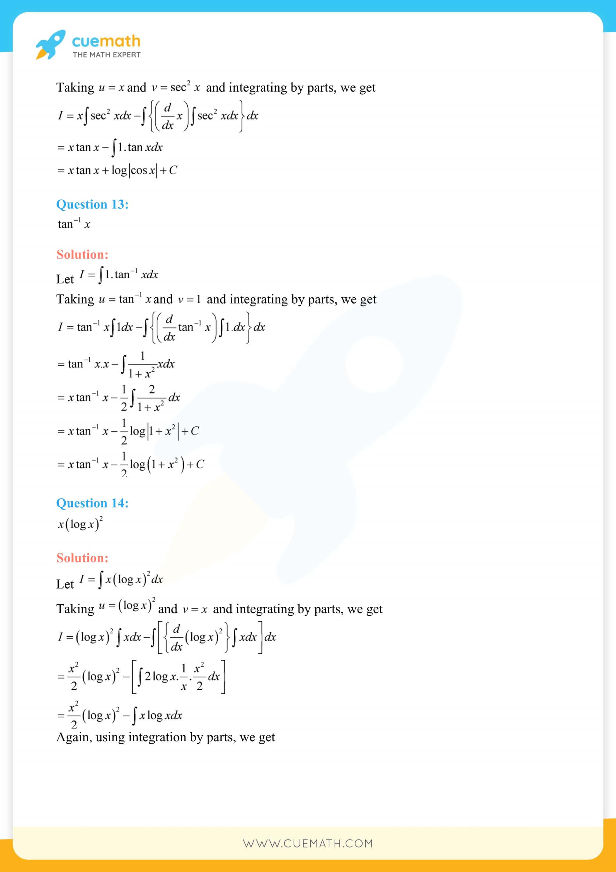 NCERT Solutions Class 12 Maths Chapter 7 Exercise 7.6 87