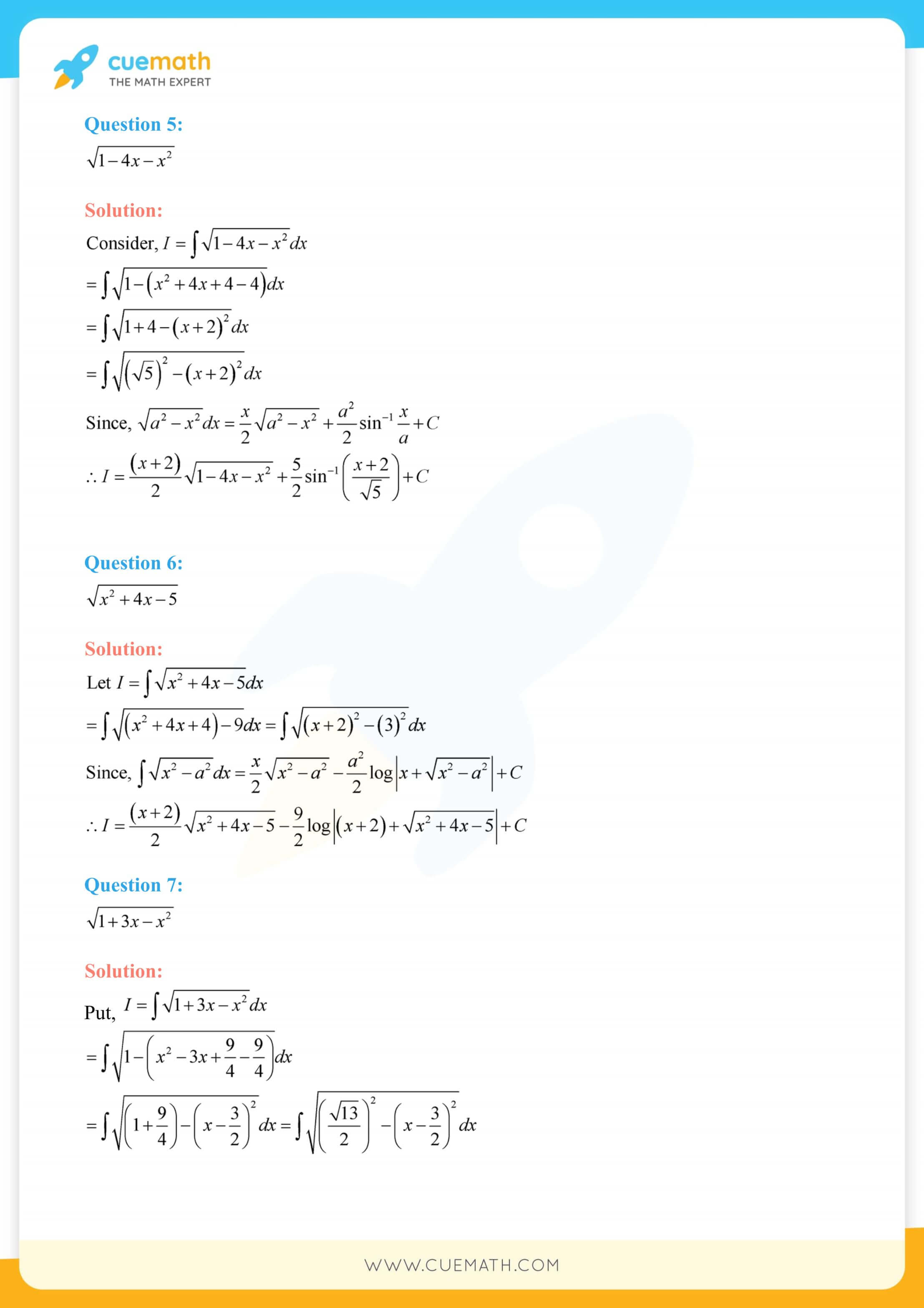 NCERT Solutions Class 12 Maths Chapter 7 Exercise 7.7 97