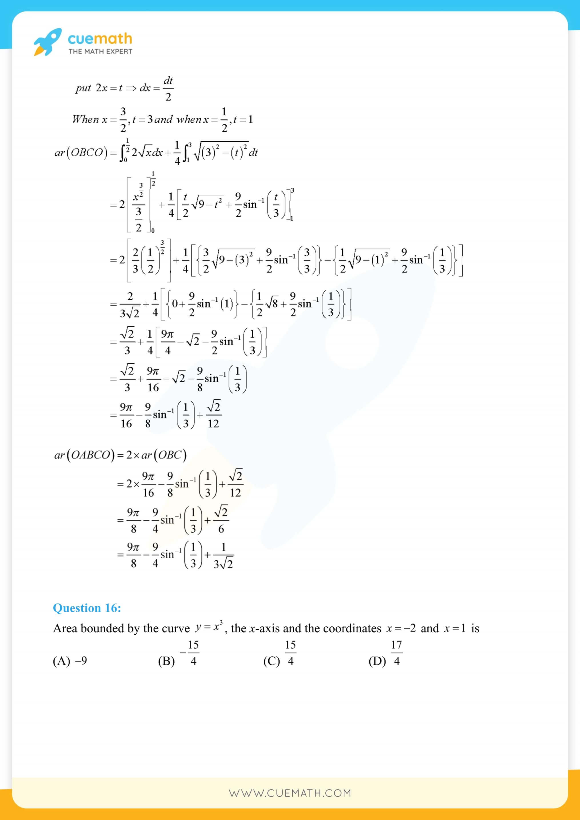 NCERT Solutions Class 12 Maths Chapter 8 Miscellaneous Exercise 38