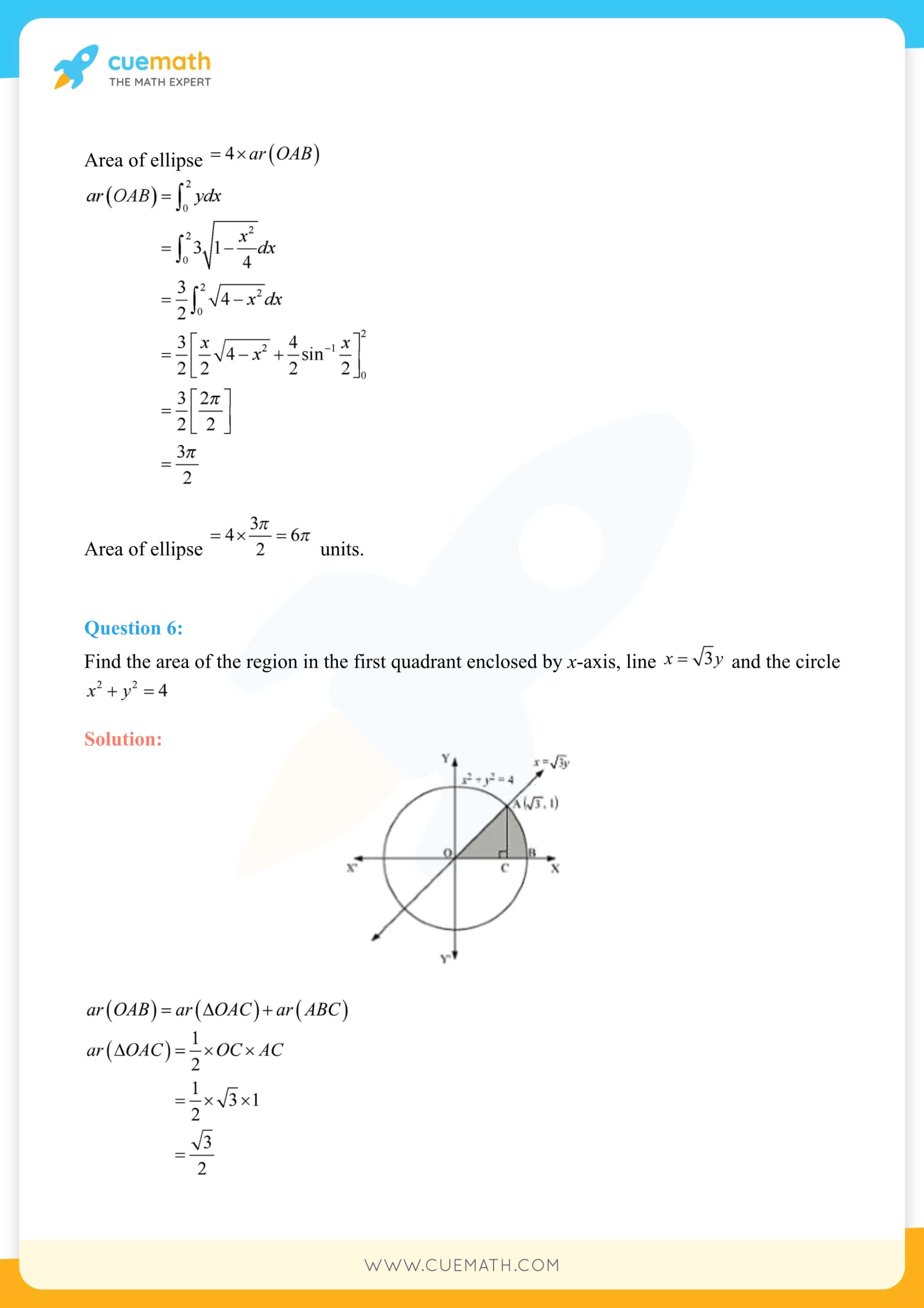 NCERT Solutions Class 12 Maths Chapter 8 Exercise 8.1 5