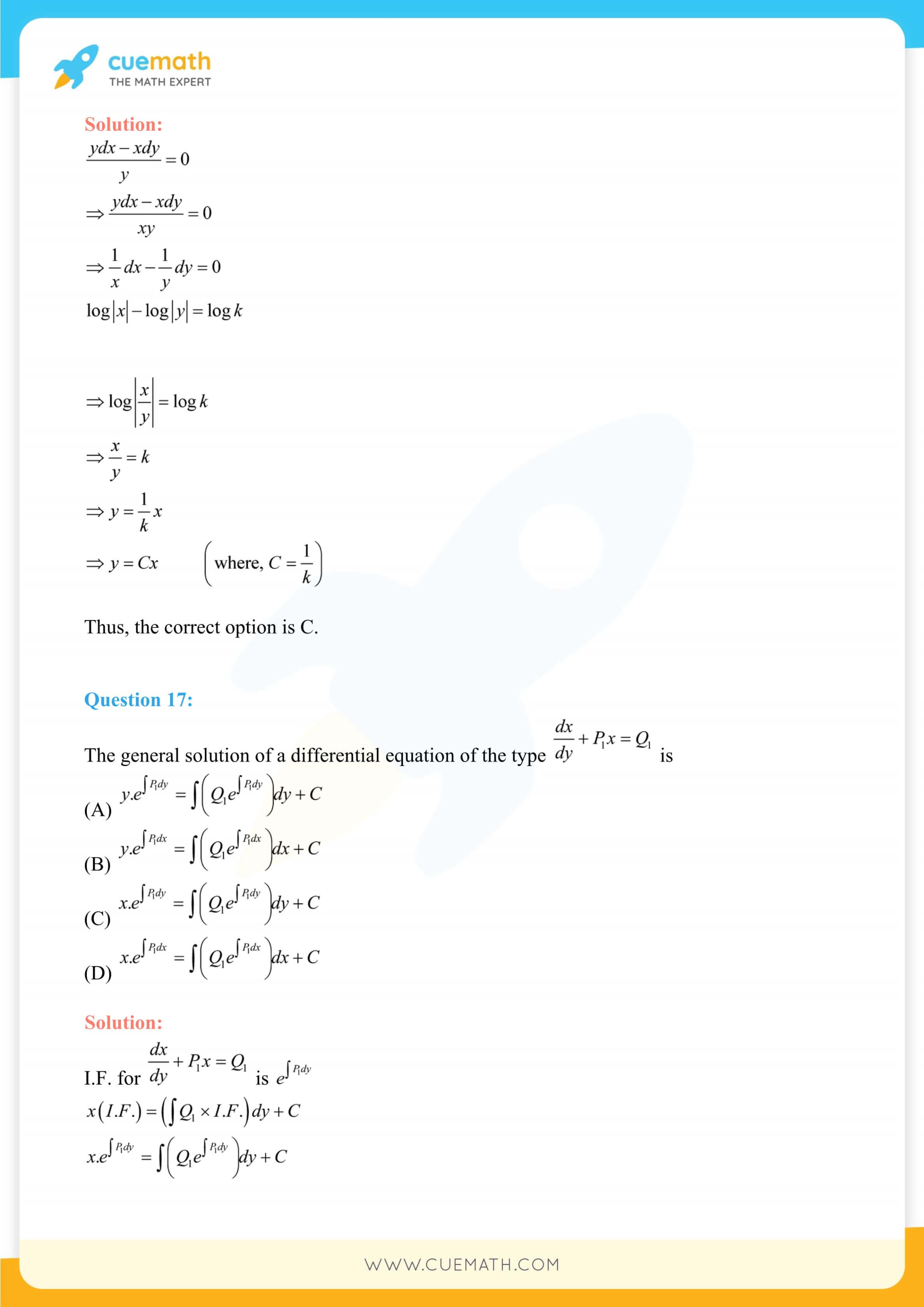 NCERT Solutions Class 12 Maths Chapter 9 Miscellaneous Exercise 100