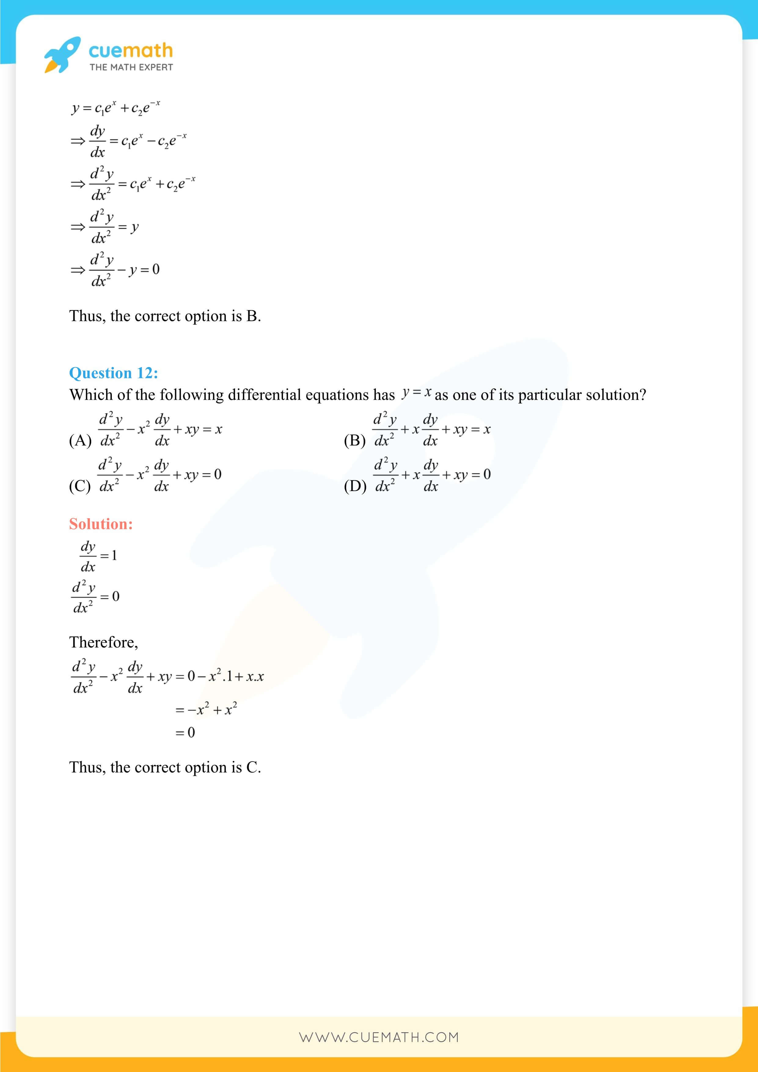 NCERT Solutions Class 12 Maths Chapter 9 20
