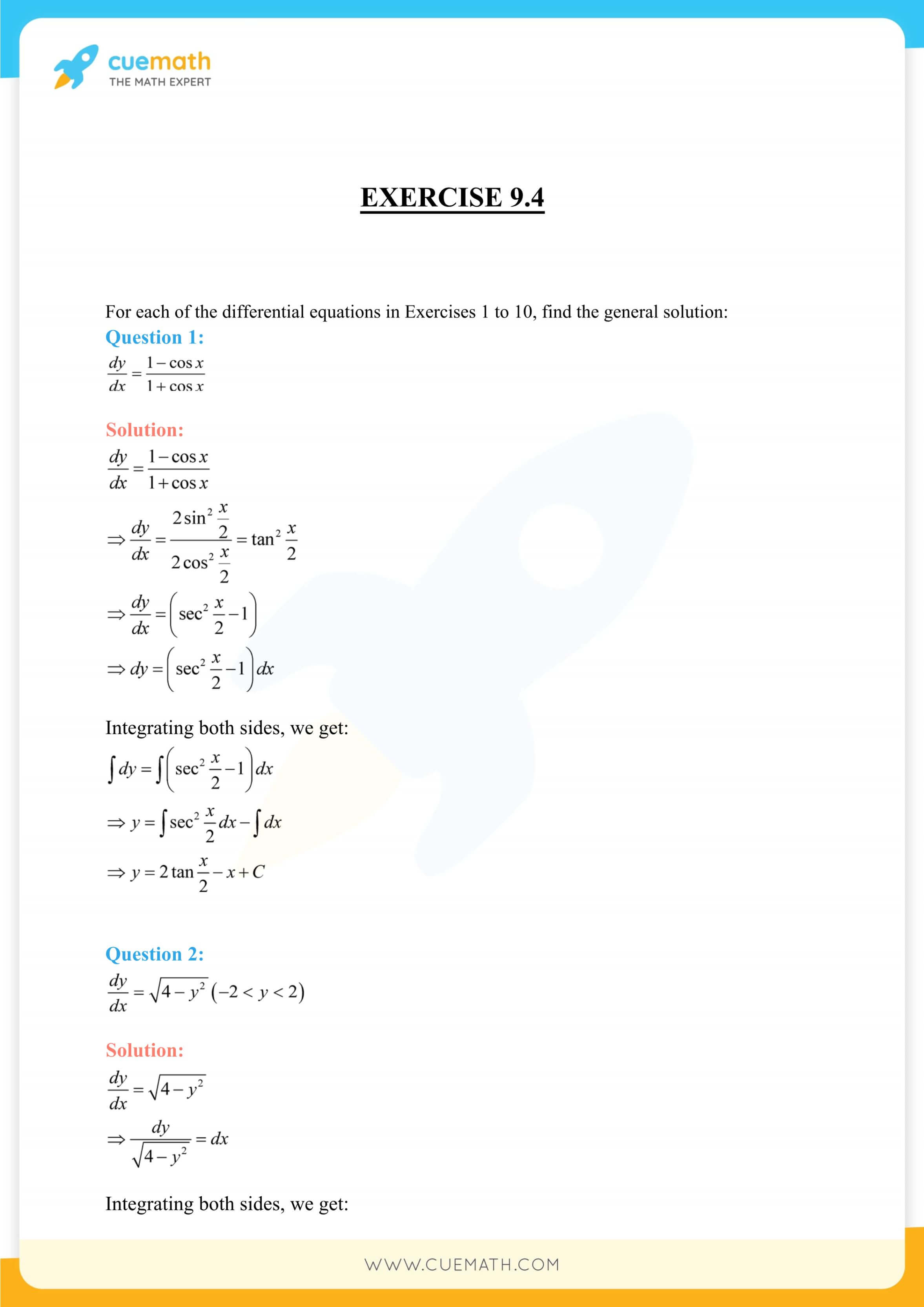 NCERT Solutions Class 12 Maths Chapter 9 Exercise 9.4 21