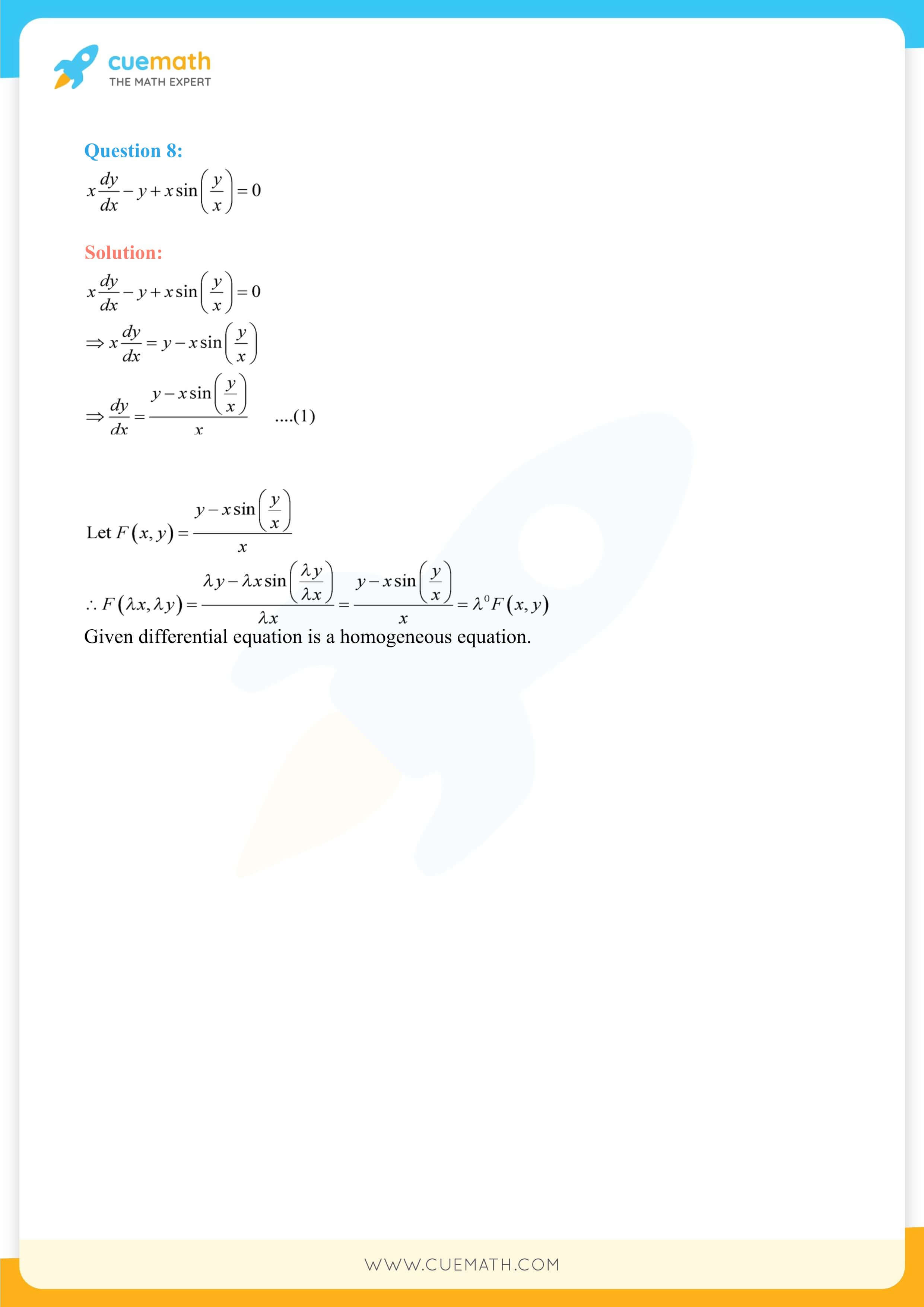 NCERT Solutions Class 12 Maths Chapter 9 Exercise 9.5 51
