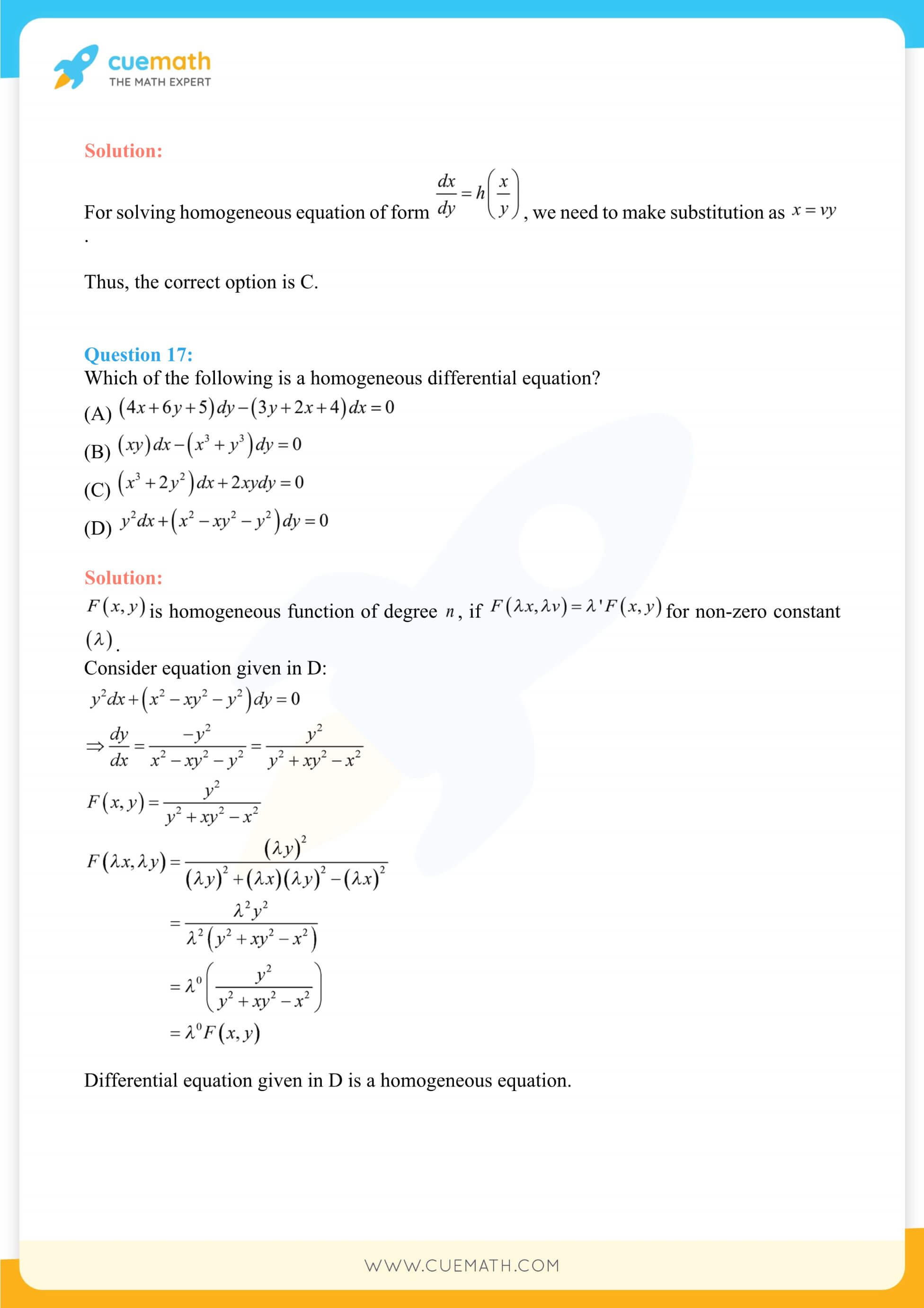 NCERT Solutions Class 12 Maths Chapter 9 Exercise 9.5 64