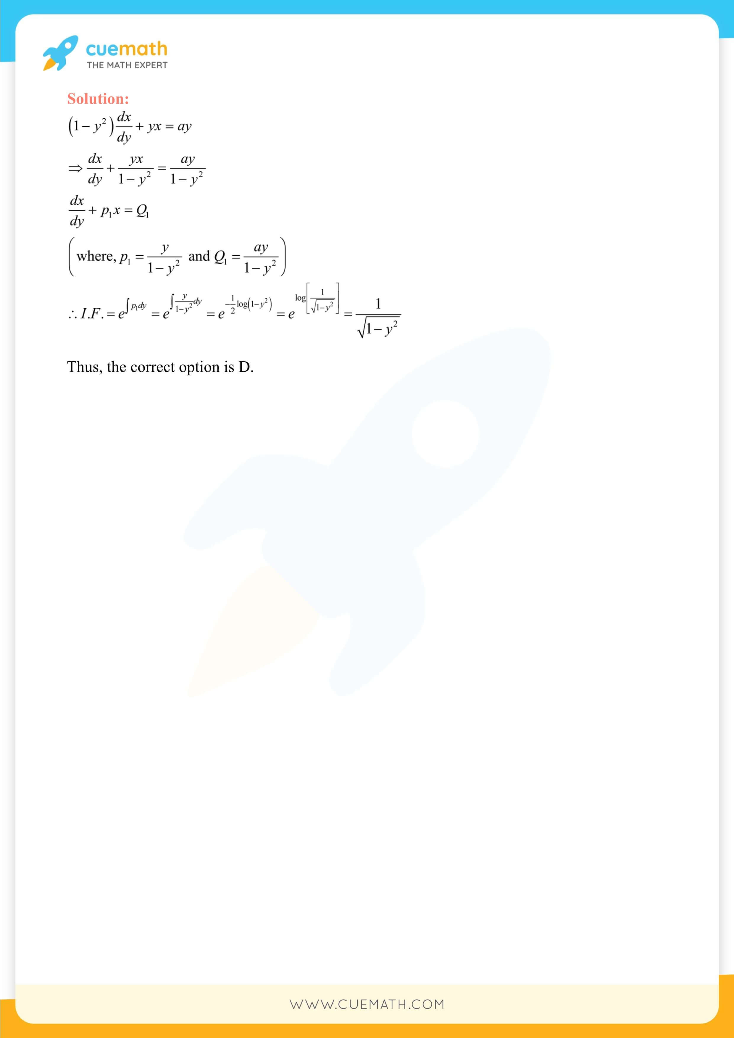 NCERT Solutions Class 12 Maths Chapter 9 Exercise 9.6 79