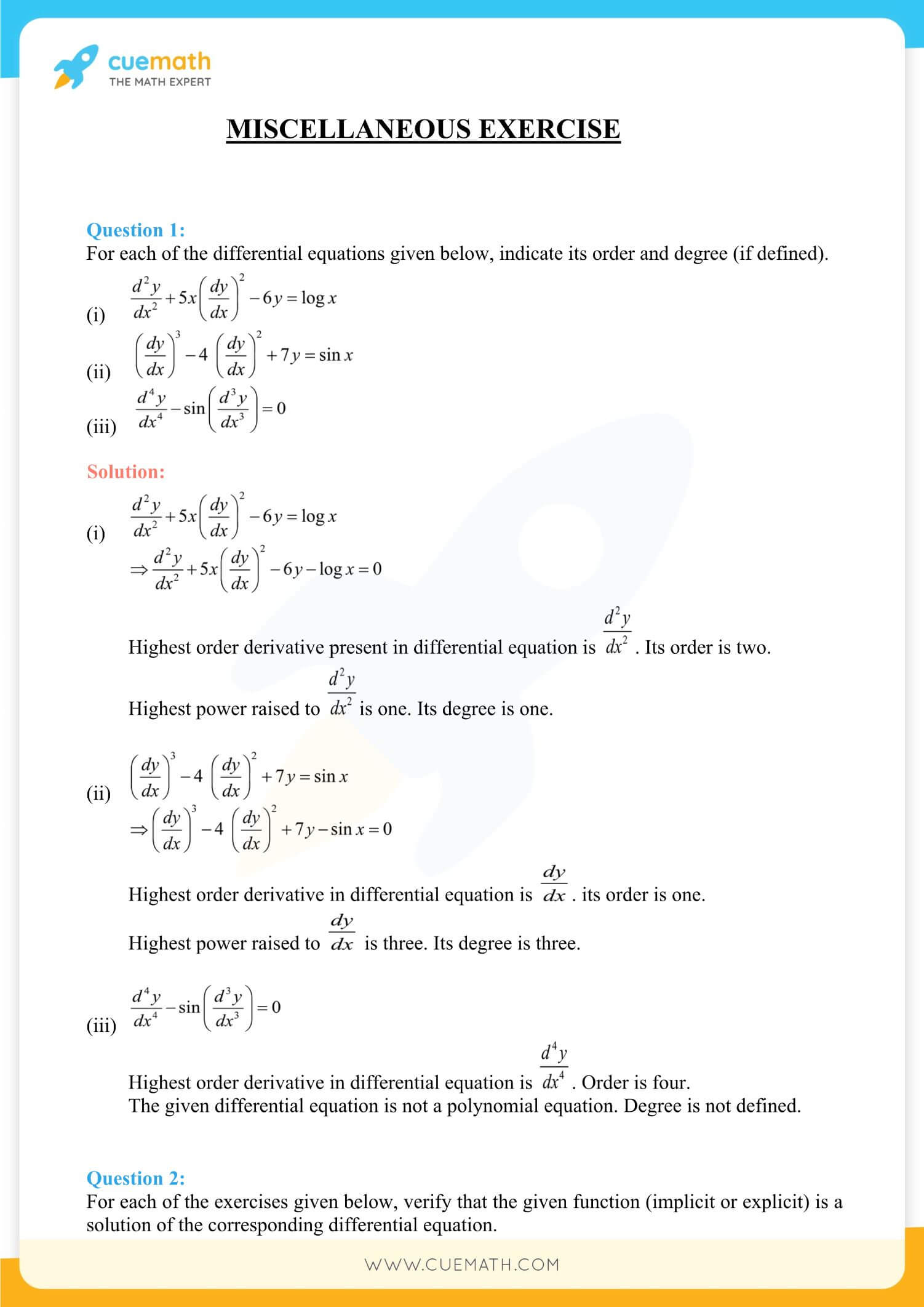 NCERT Solutions Class 12 Maths Chapter 9 Miscellaneous Exercise 80