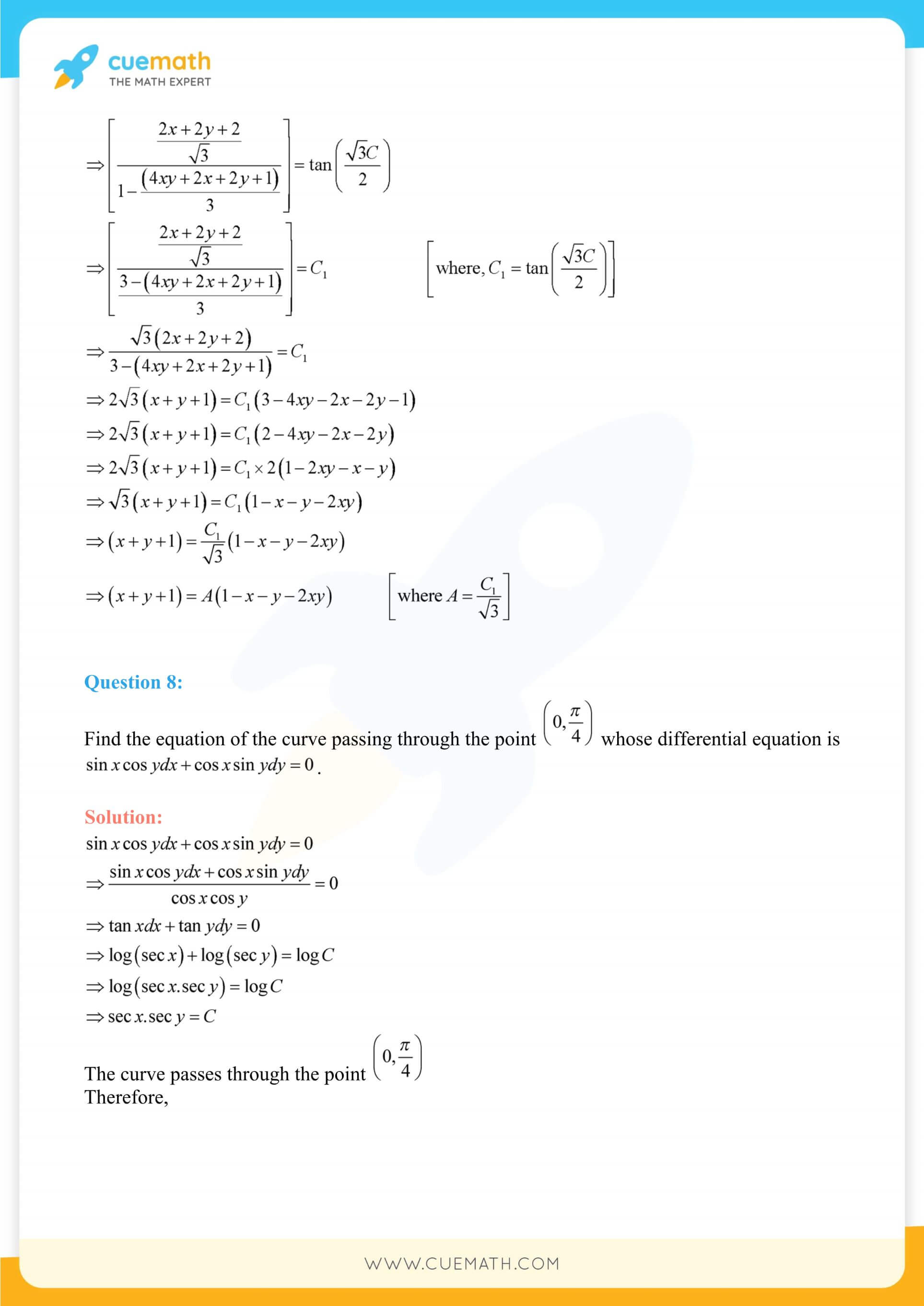 NCERT Solutions Class 12 Maths Chapter 9 91