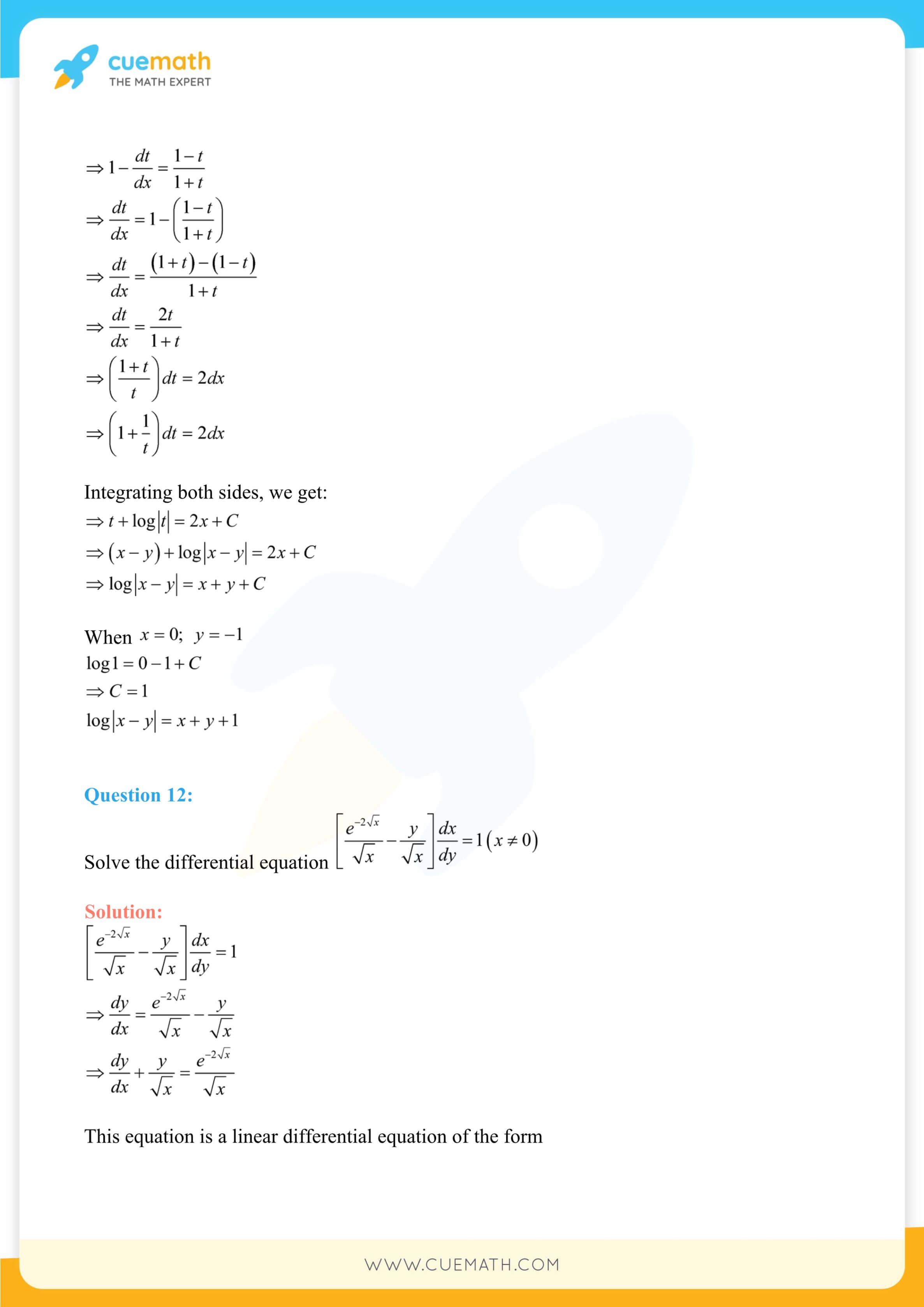 NCERT Solutions Class 12 Maths Chapter 9 Miscellaneous Exercise 95