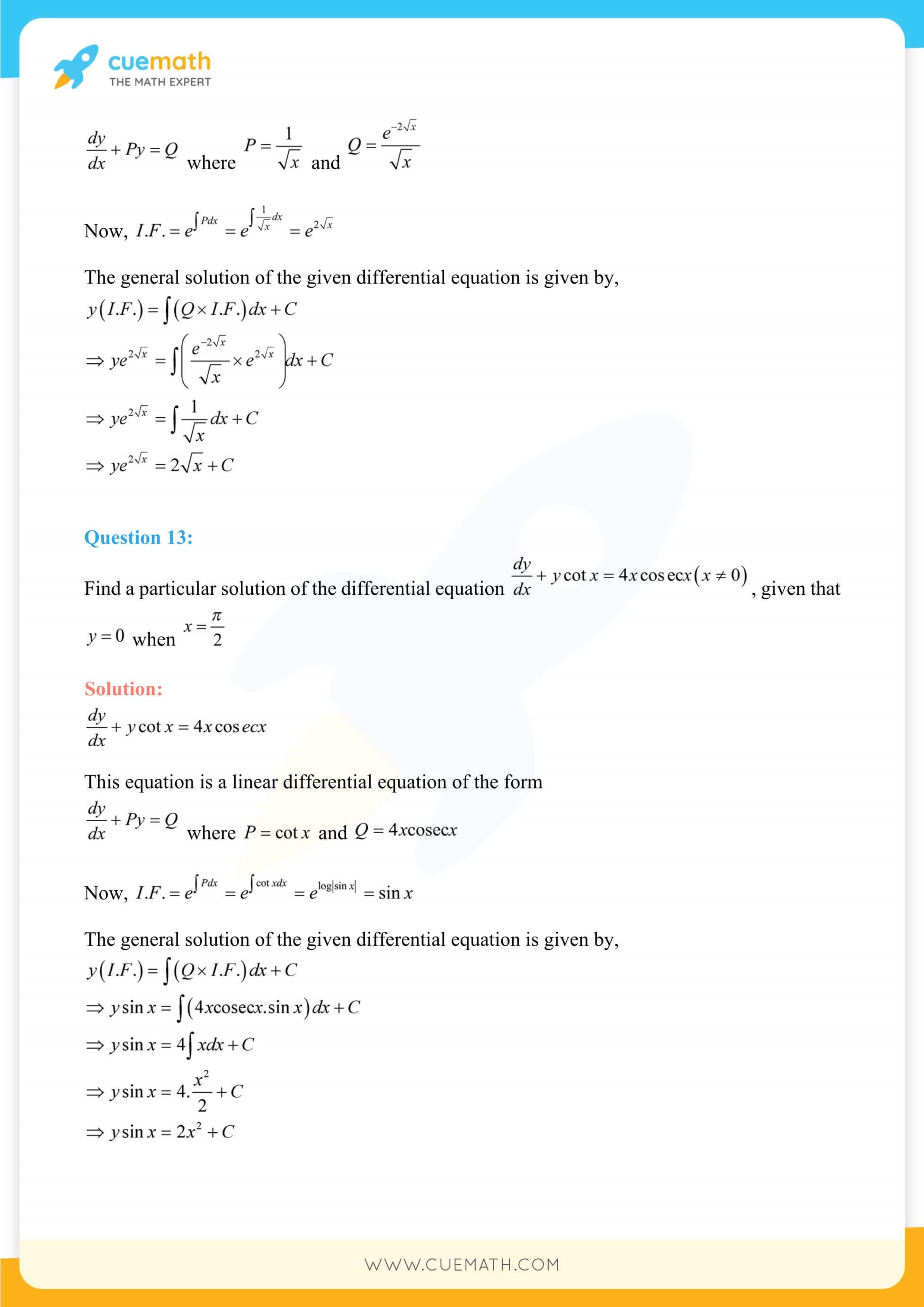 NCERT Solutions Class 12 Maths Chapter 9 Miscellaneous Exercise 96