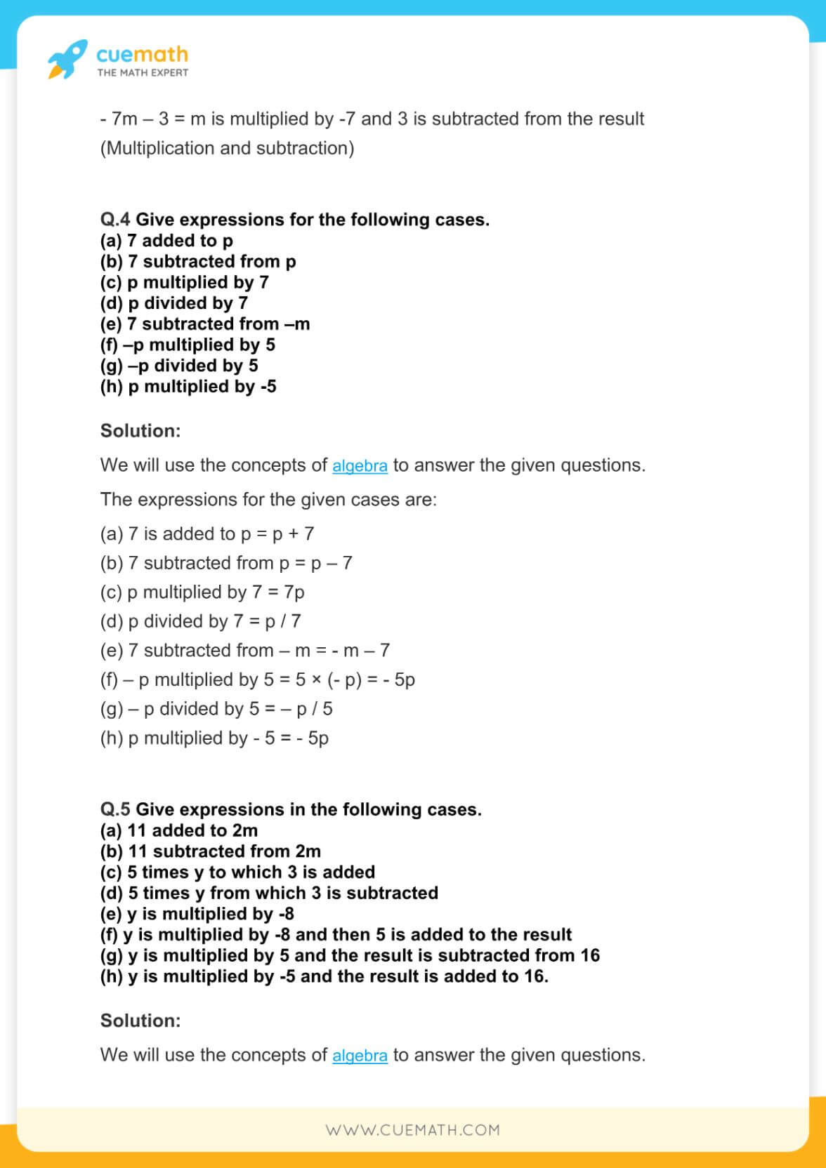 NCERT Solutions Class 6 Maths Chapter 11-12