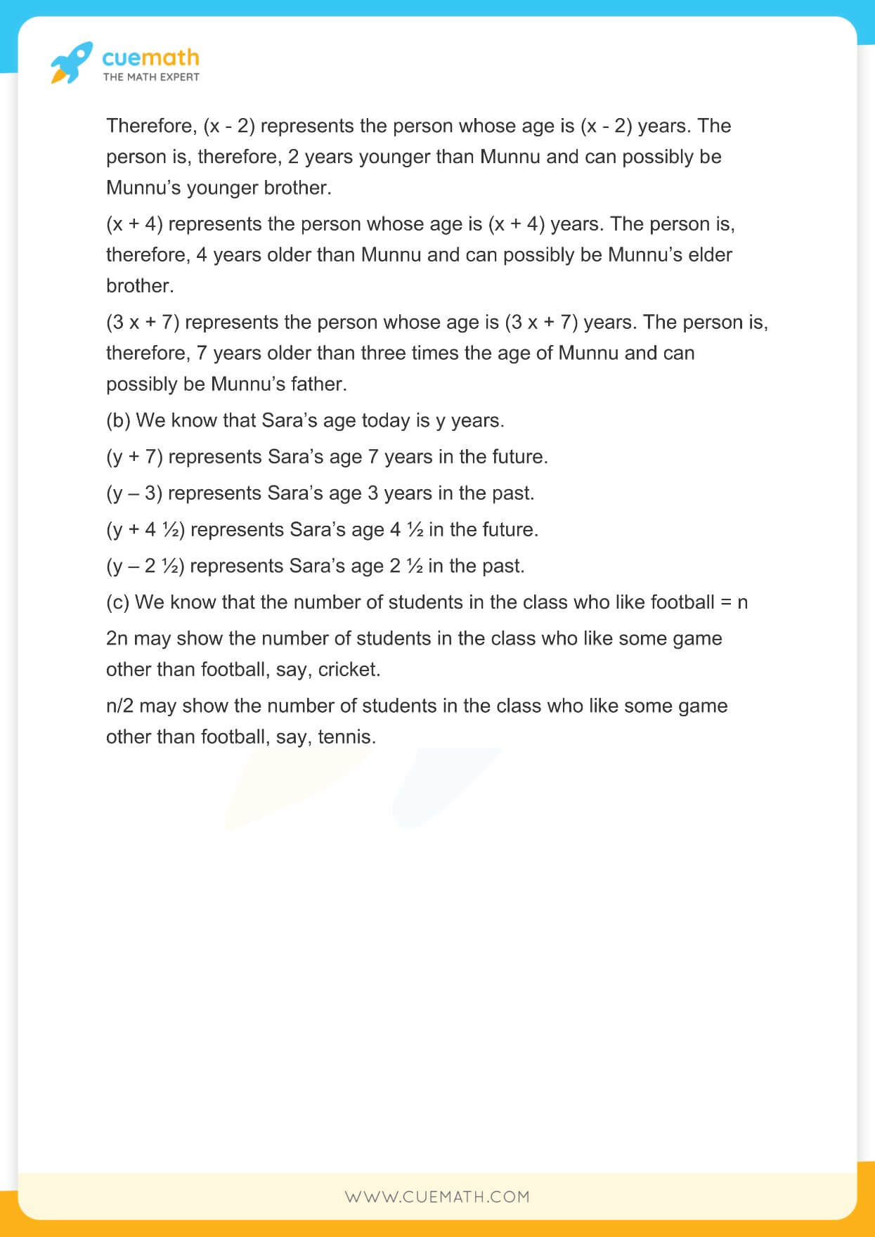 NCERT Solutions Class 6 Maths Chapter 11-17