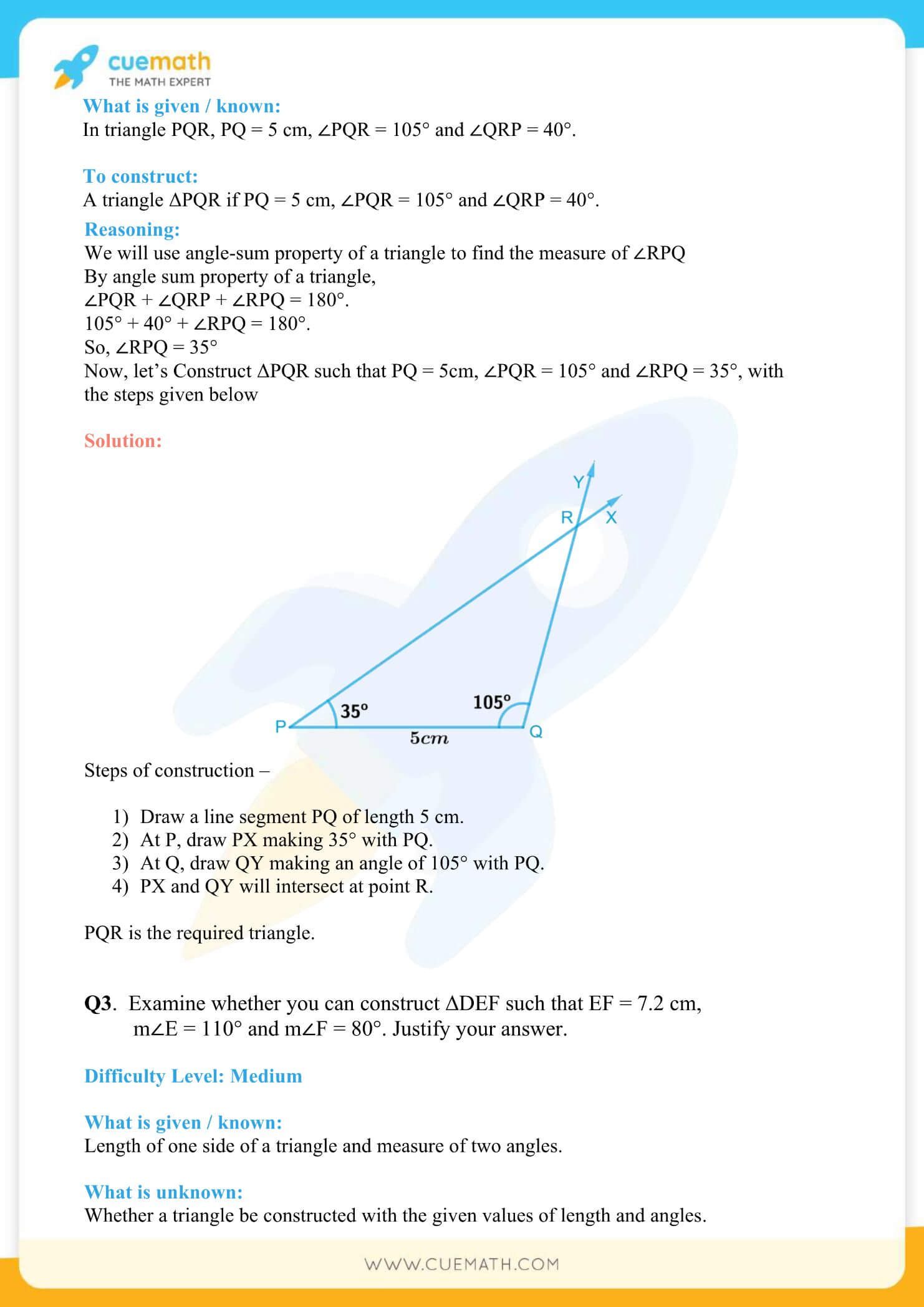 NCERT Solutions Class 7 Math Chapter 10 Exercise 10.4 12
