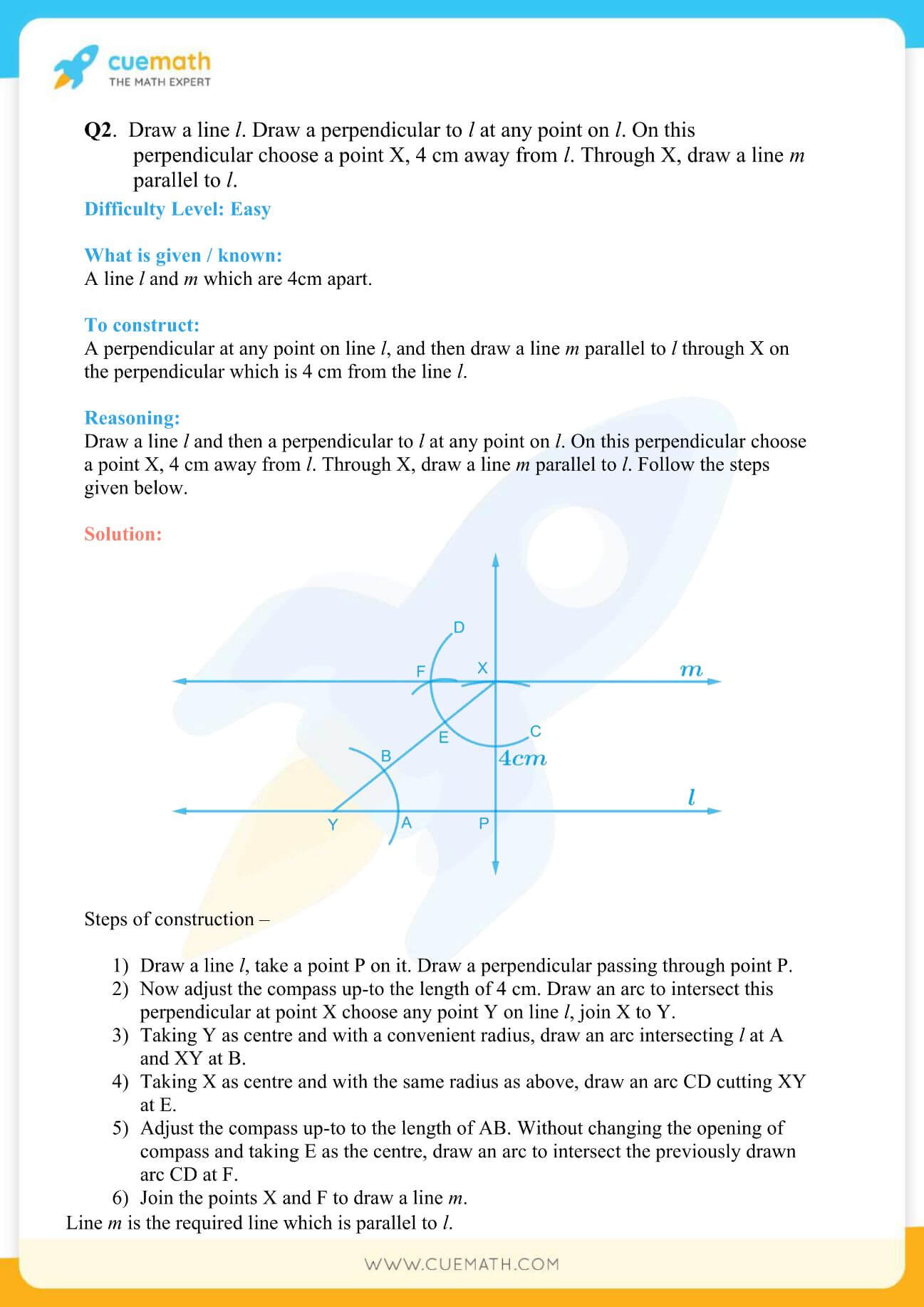 NCERT Solutions Class 7 Math Chapter 10 Practical Geometry 2