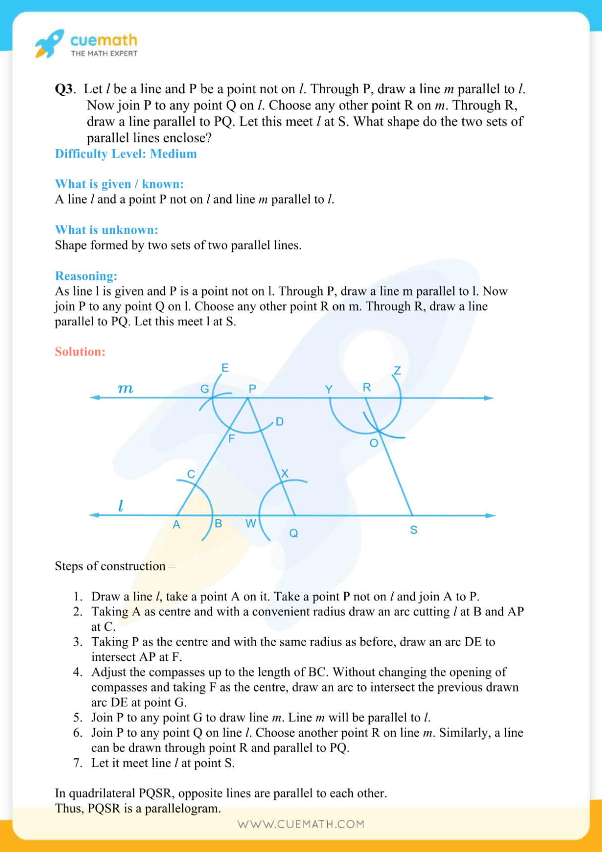 NCERT Solutions Class 7 Math Chapter 10 Practical Geometry 3