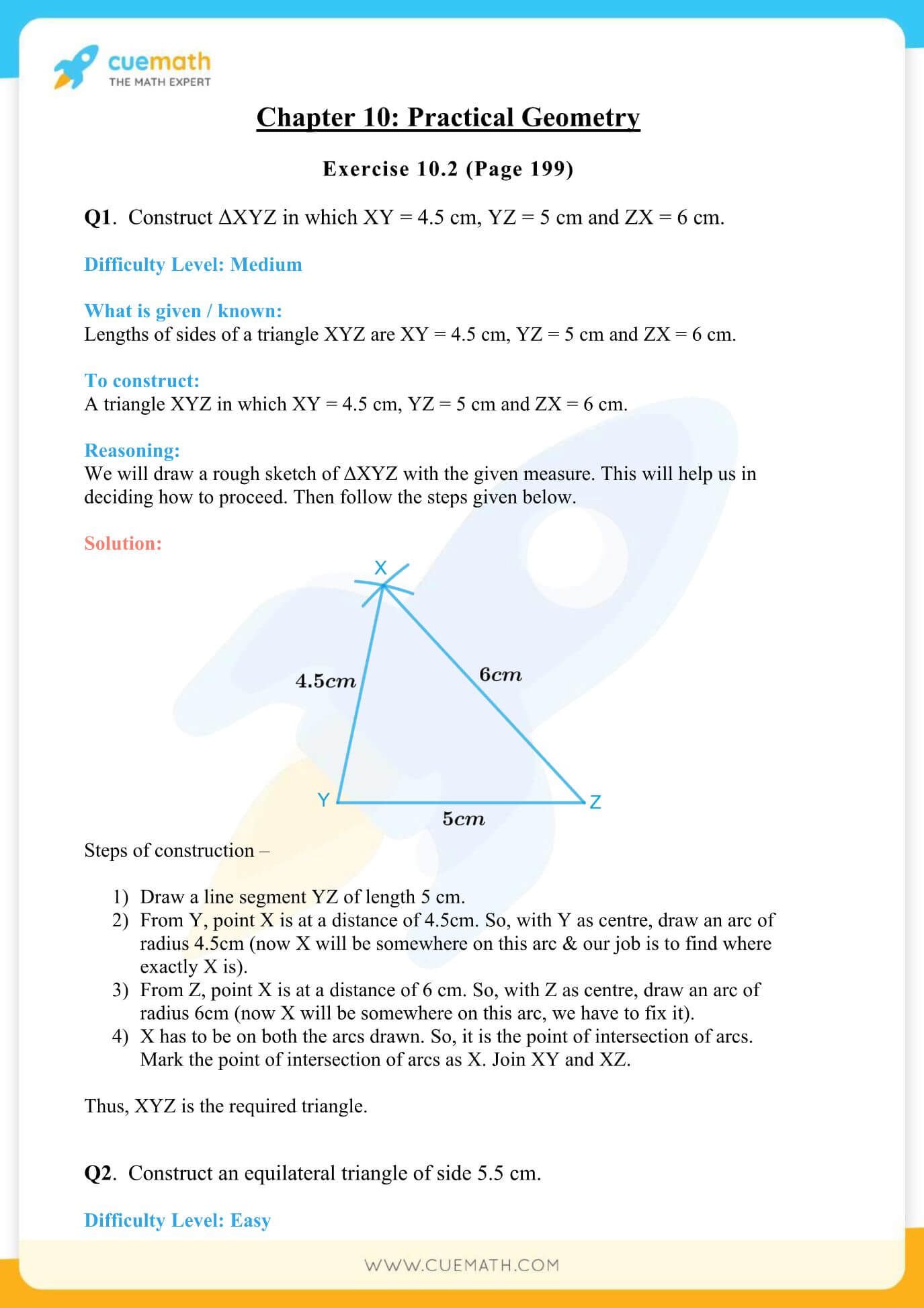 NCERT Solutions Class 7 Math Chapter 10 Practical Geometry 4