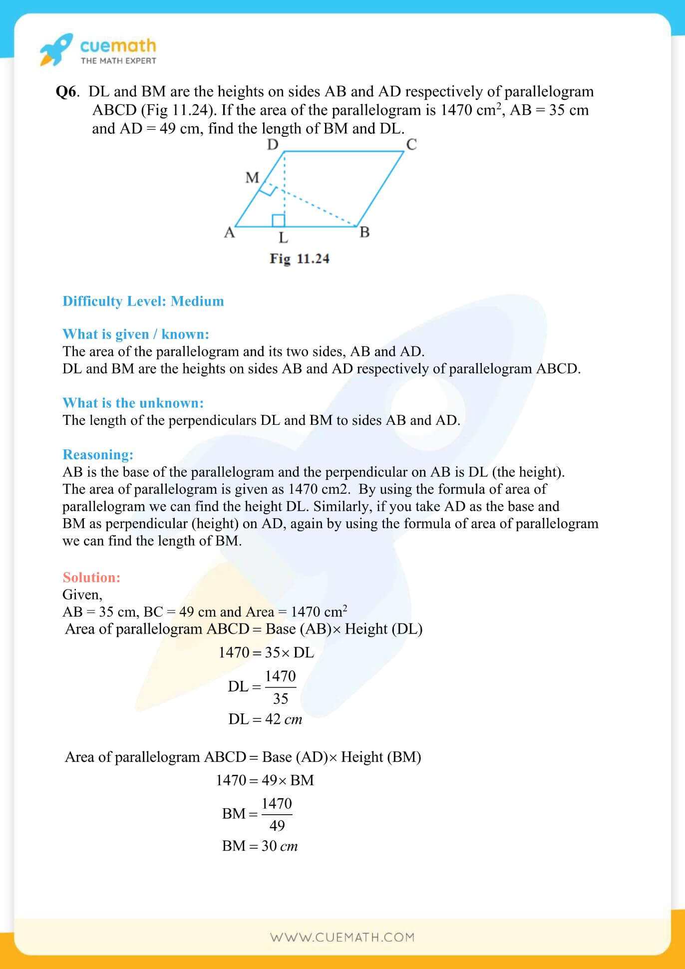 NCERT Solutions Class 7 Math Chapter 11 Perimeter And Area 15