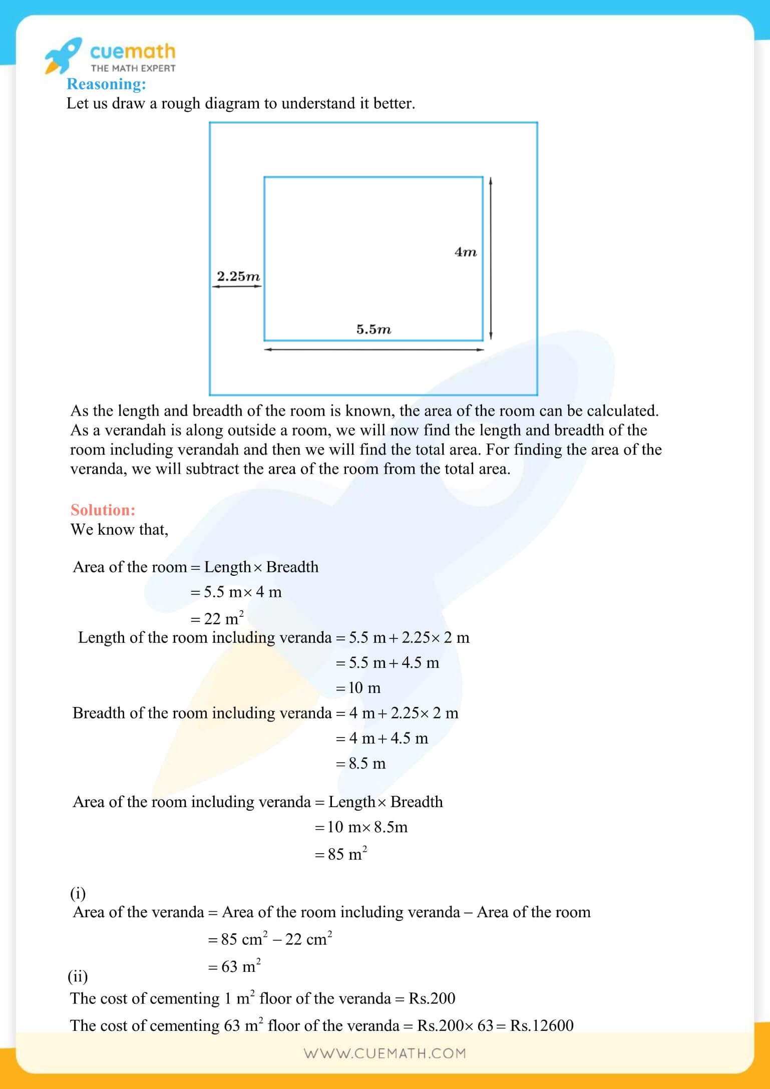 NCERT Solutions Class 7 Math Chapter 11 Perimeter And Area 36