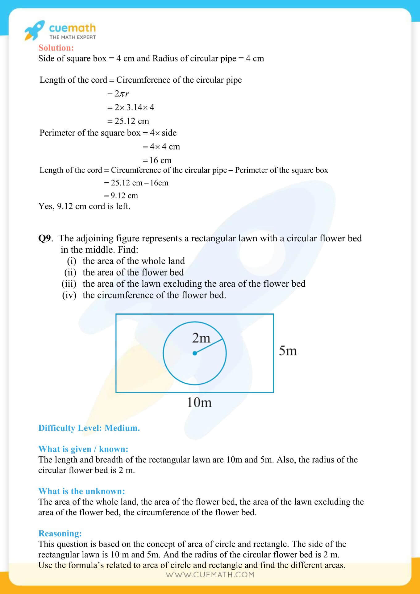 NCERT Solutions Class 7 Math Chapter 11 Perimeter And Area 42