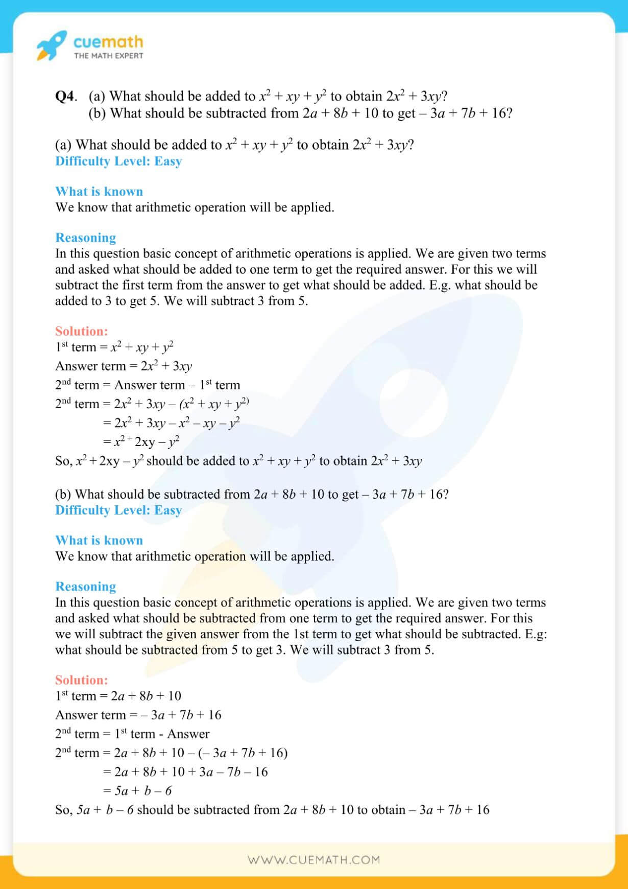 NCERT Solutions Class 7 Math Chapter 12 Algebraic Expressions 12
