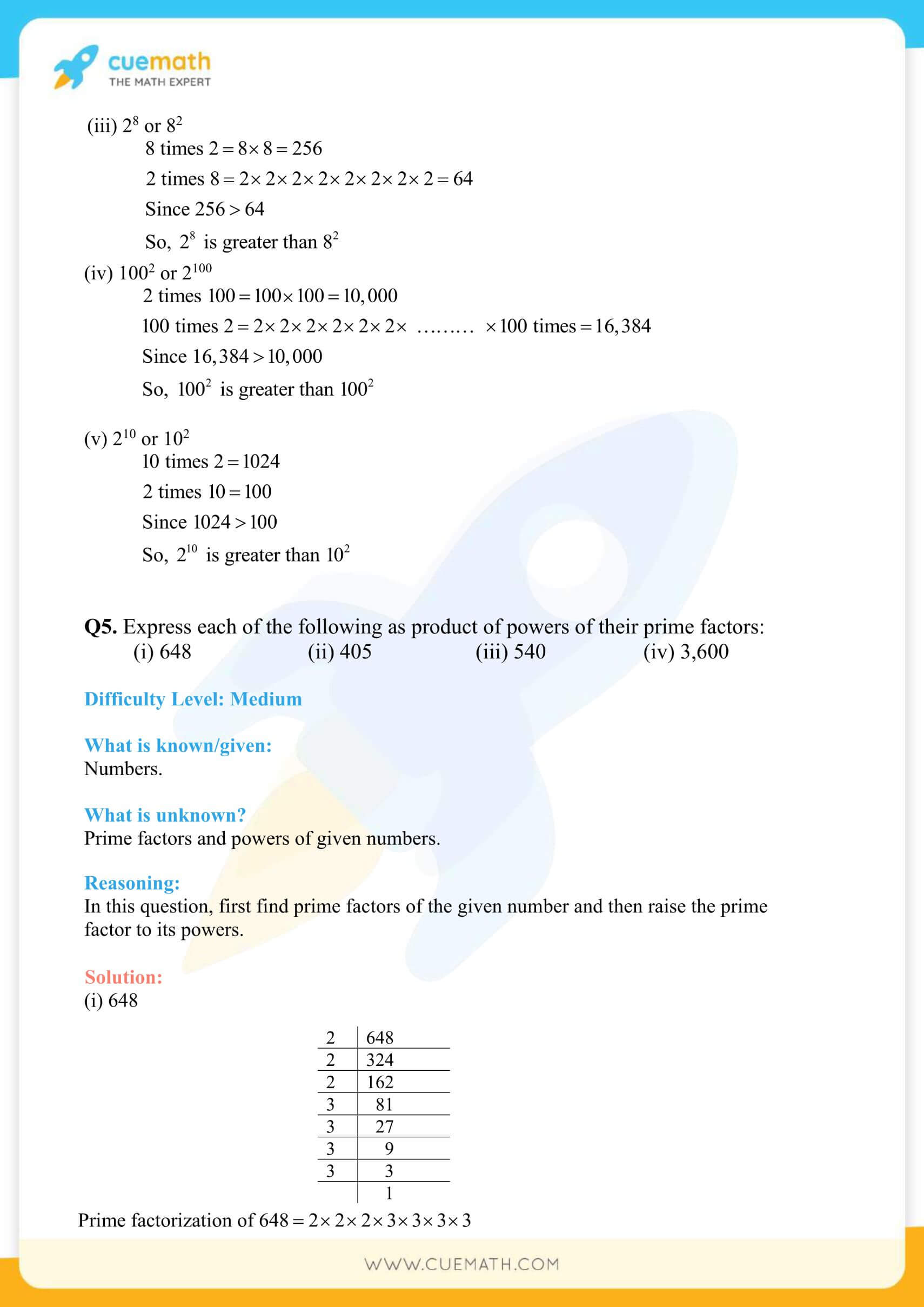 NCERT Solutions Class 7 Math Chapter 13 Exponents And Powers 4