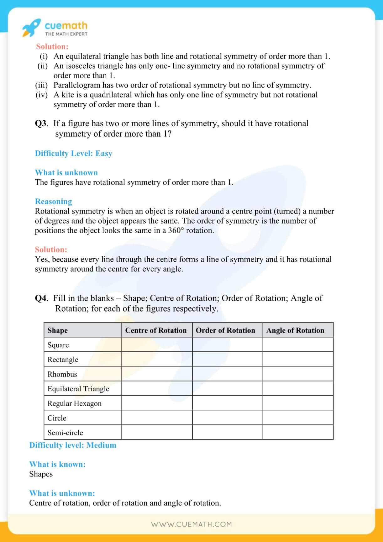 NCERT Solutions Class 7 Math Chapter 14 Exercise 14.3 14