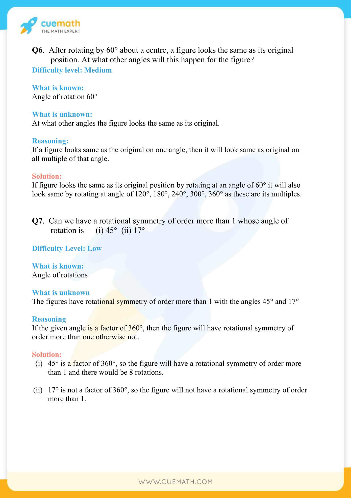 NCERT Solutions Class 7 Math Chapter 14 Symmetry 16