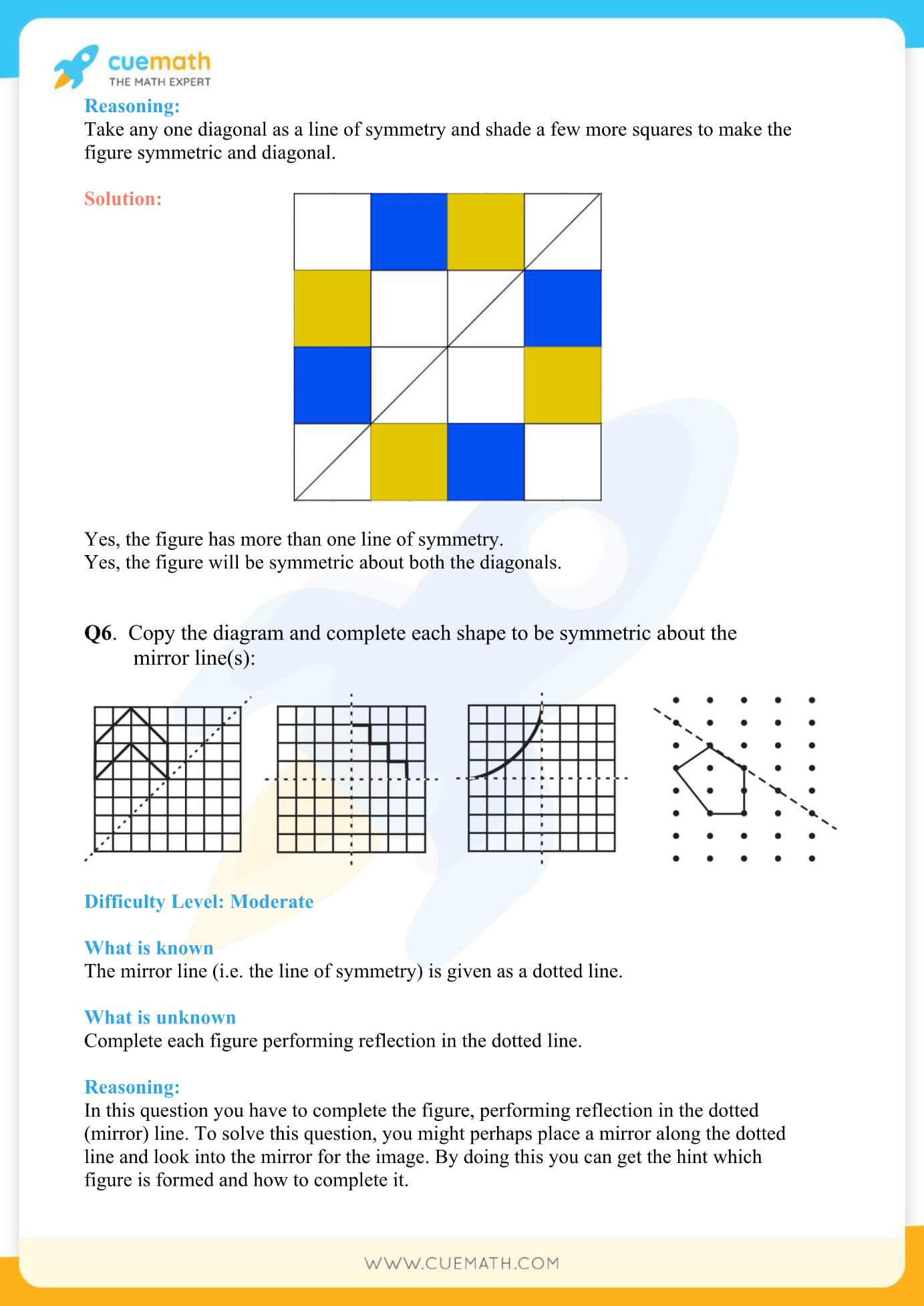 NCERT Solutions Class 7 Math Chapter 14 Symmetry 7